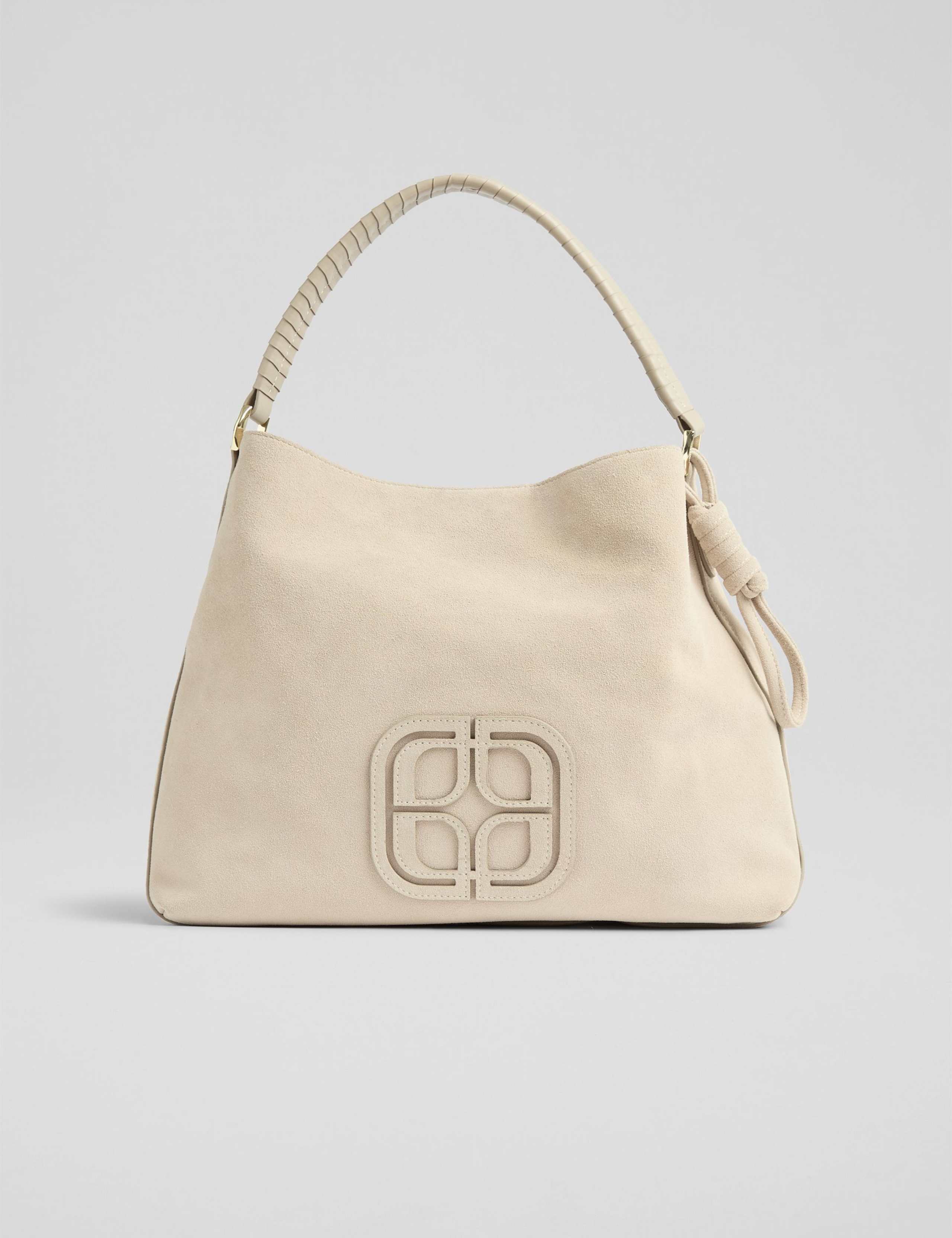 Leather Hobo Shoulder Bag 1 of 3