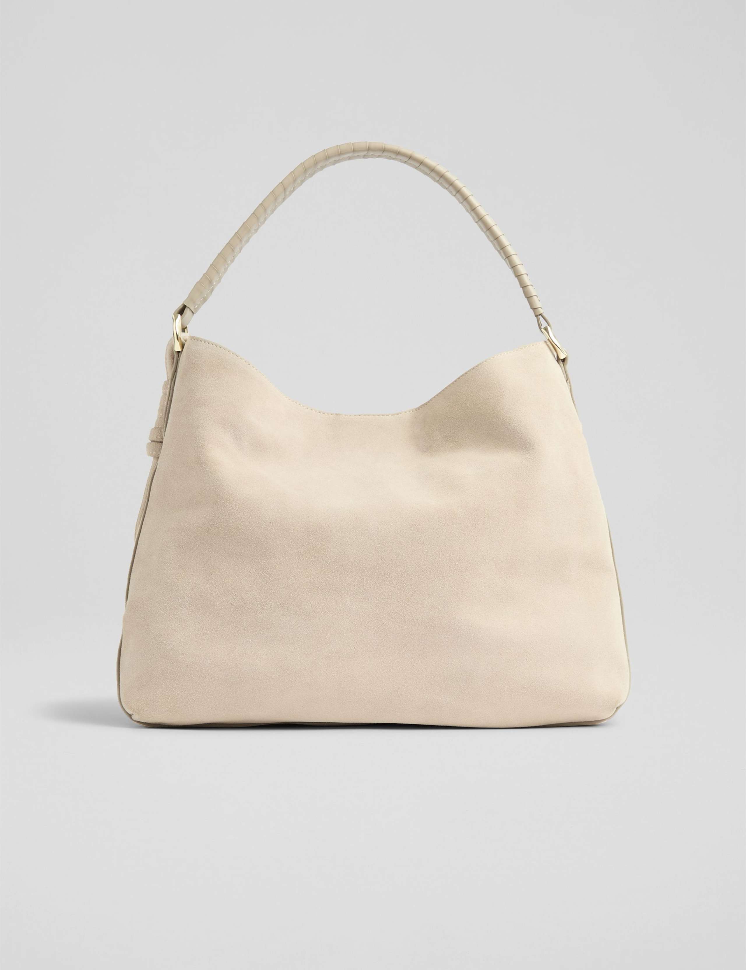 Leather Hobo Shoulder Bag 2 of 3