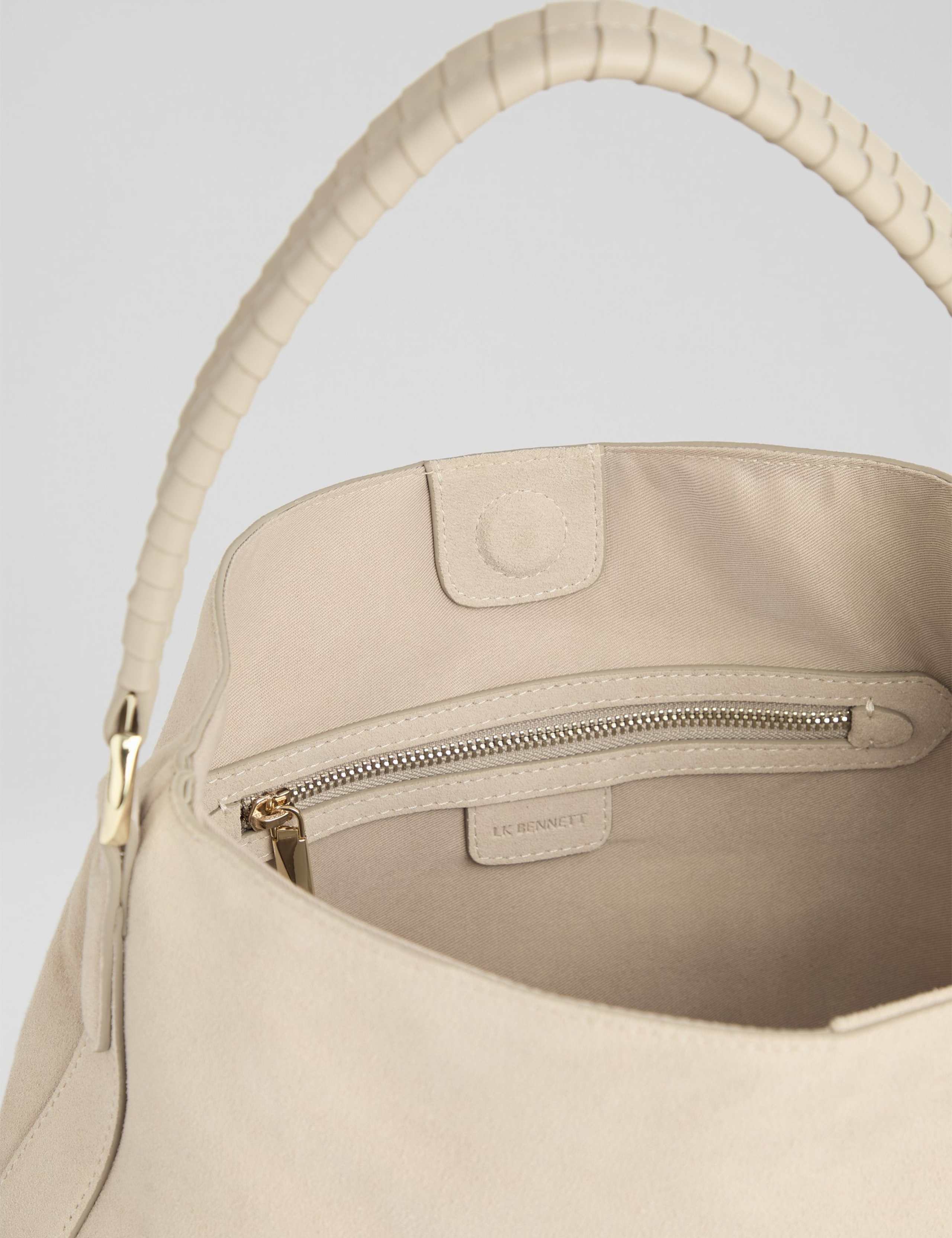 Leather Hobo Shoulder Bag 3 of 3