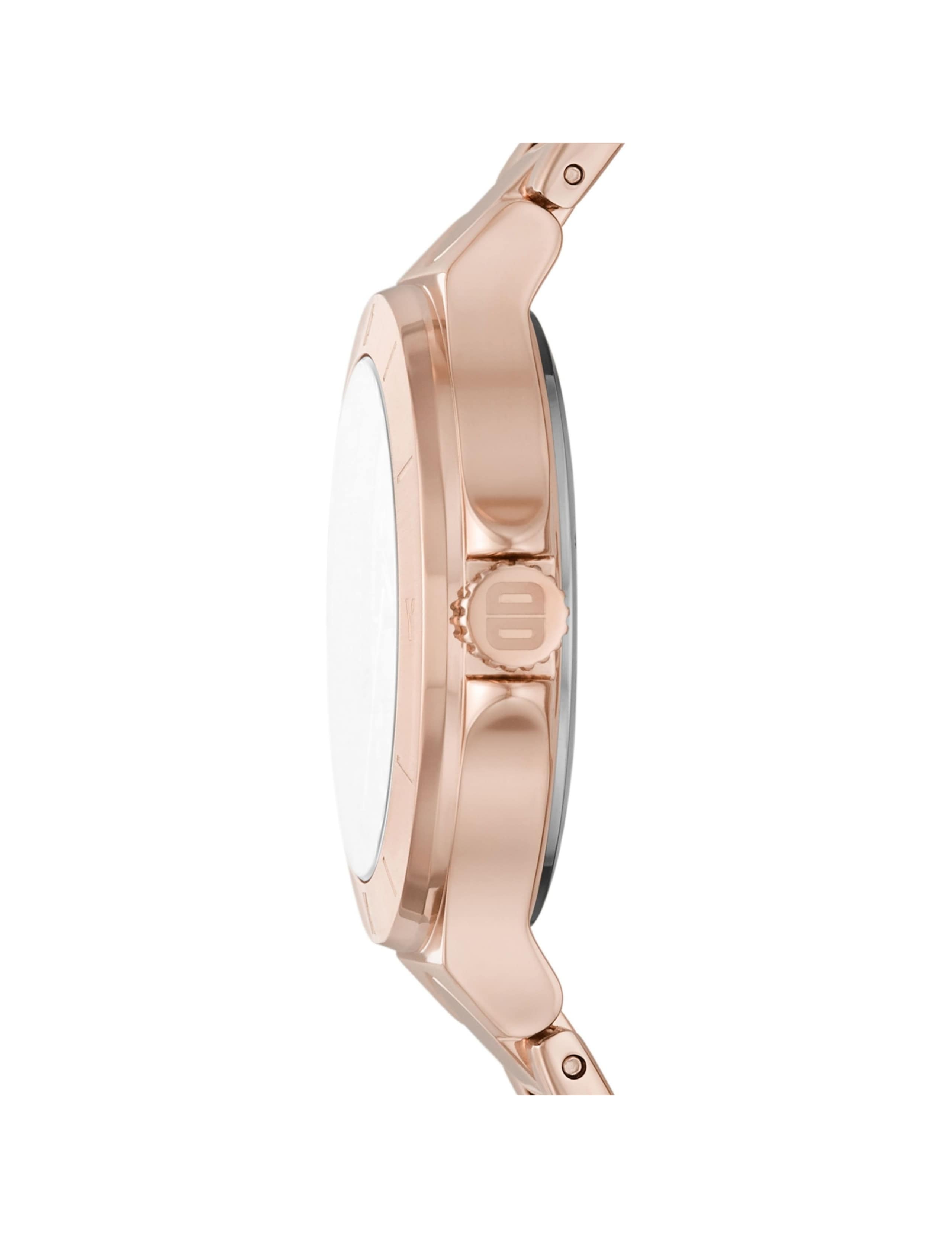 DKNY Rose Gold Chambers Metal Bracelet Watch 3 of 7