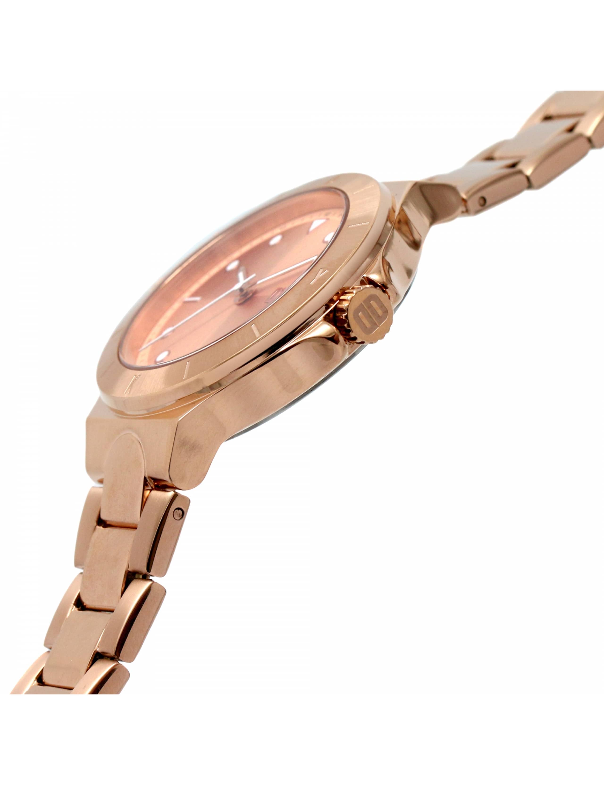 DKNY Rose Gold Chambers Metal Bracelet Watch 5 of 7