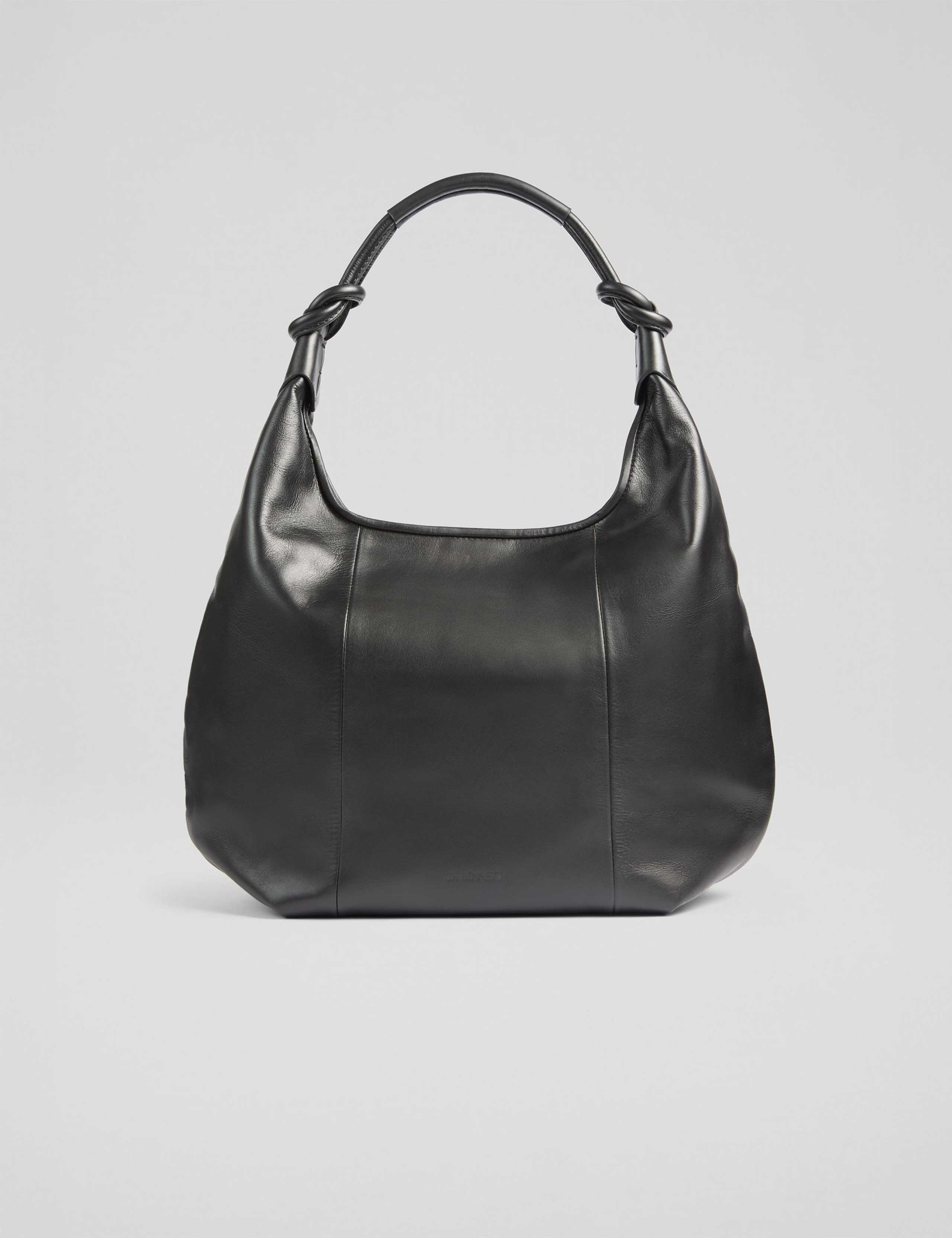 Leather Woven Tote Bag 2 of 2