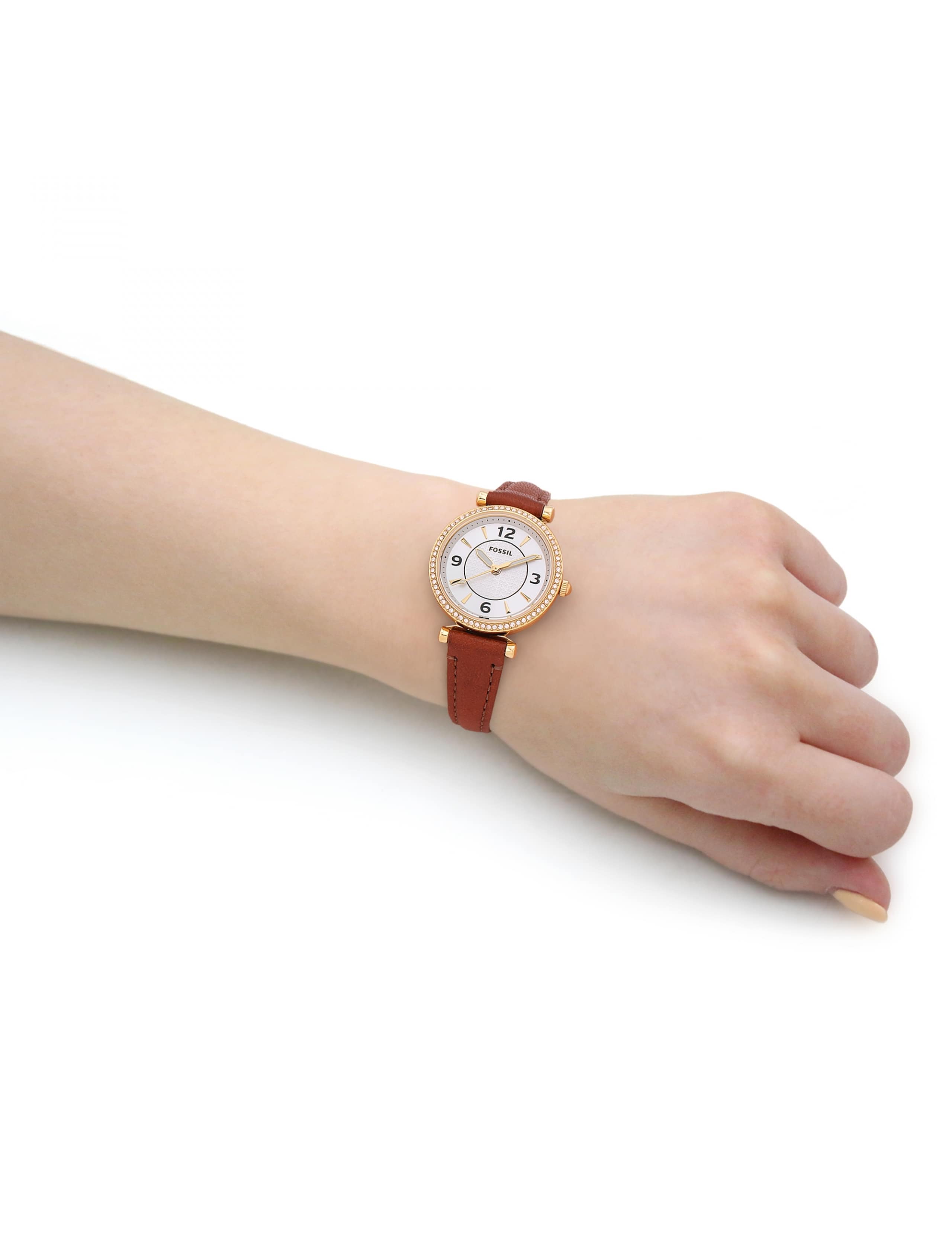 Fossil Carlie Leather Watch 2 of 7