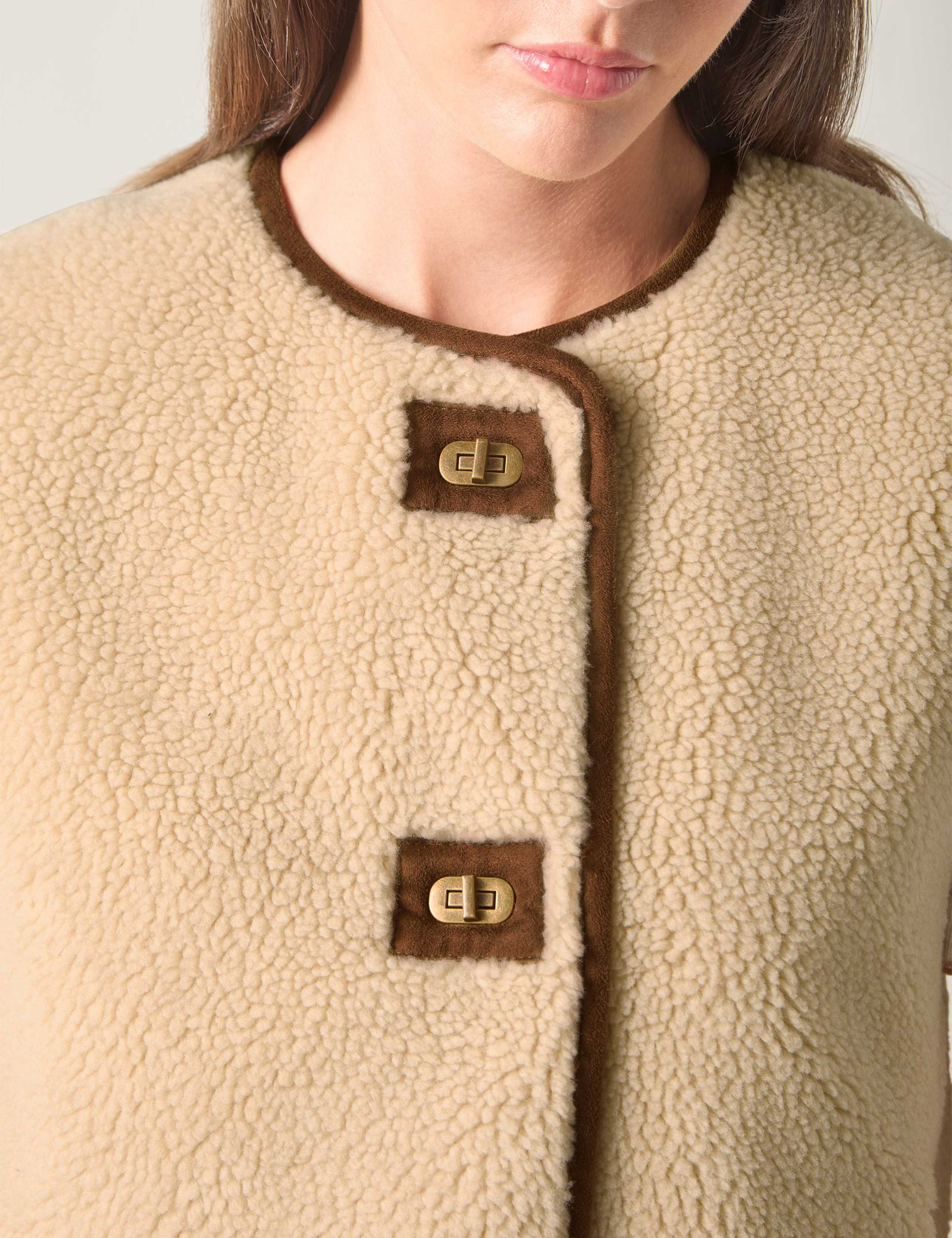 Borg and Suedette Gilet 3 of 4