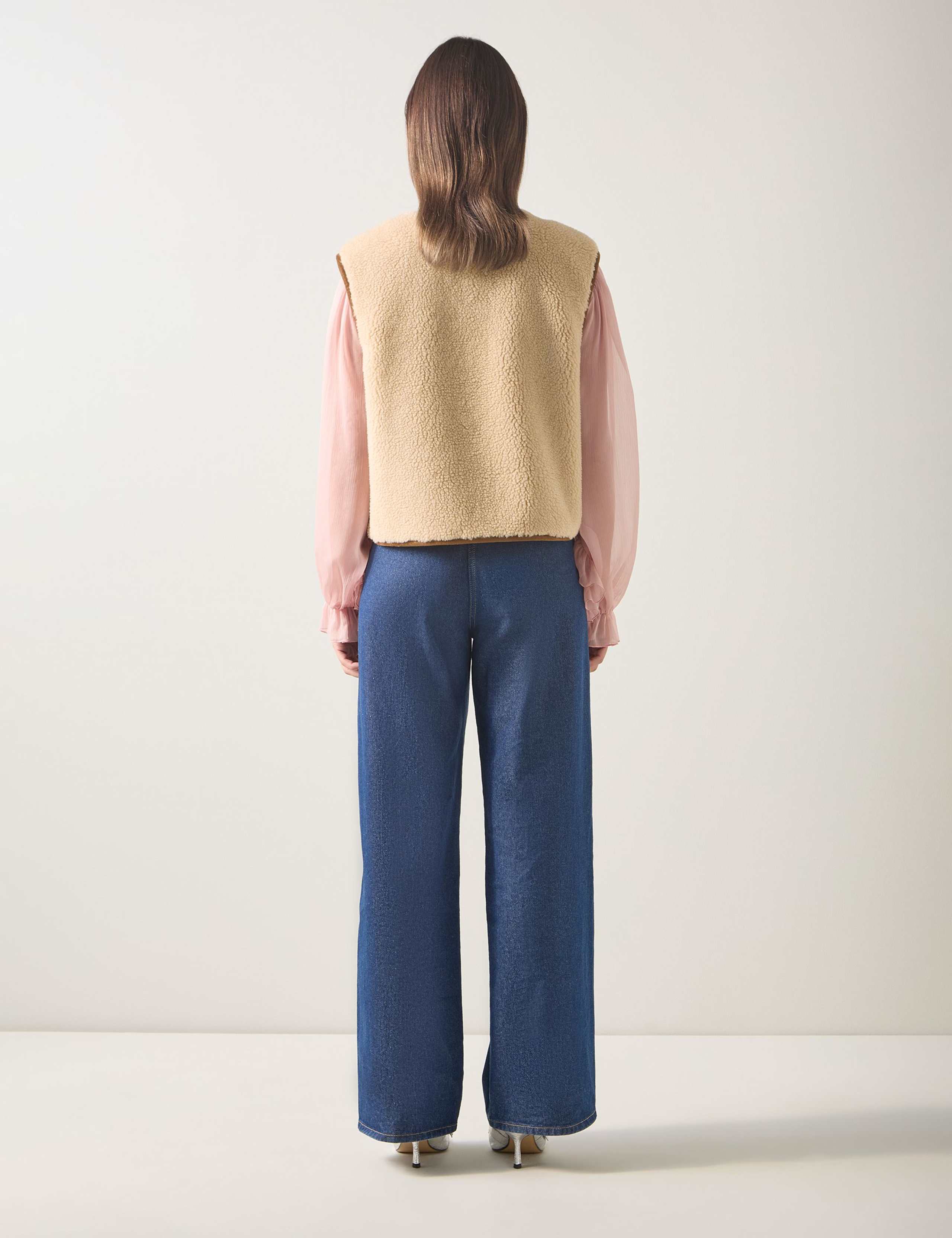 Borg and Suedette Gilet 4 of 4