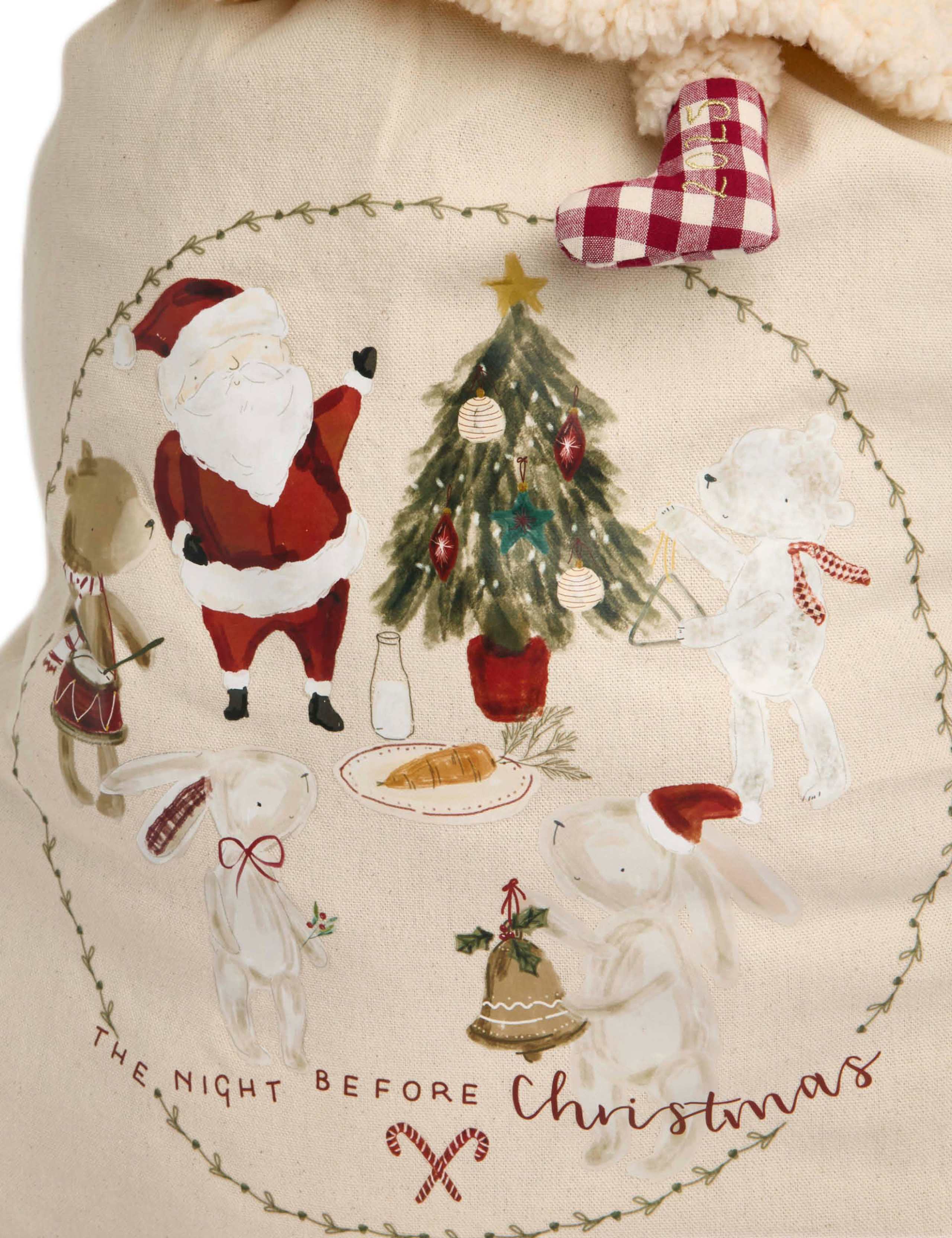 Pure Cotton Christmas Sack 4 of 4