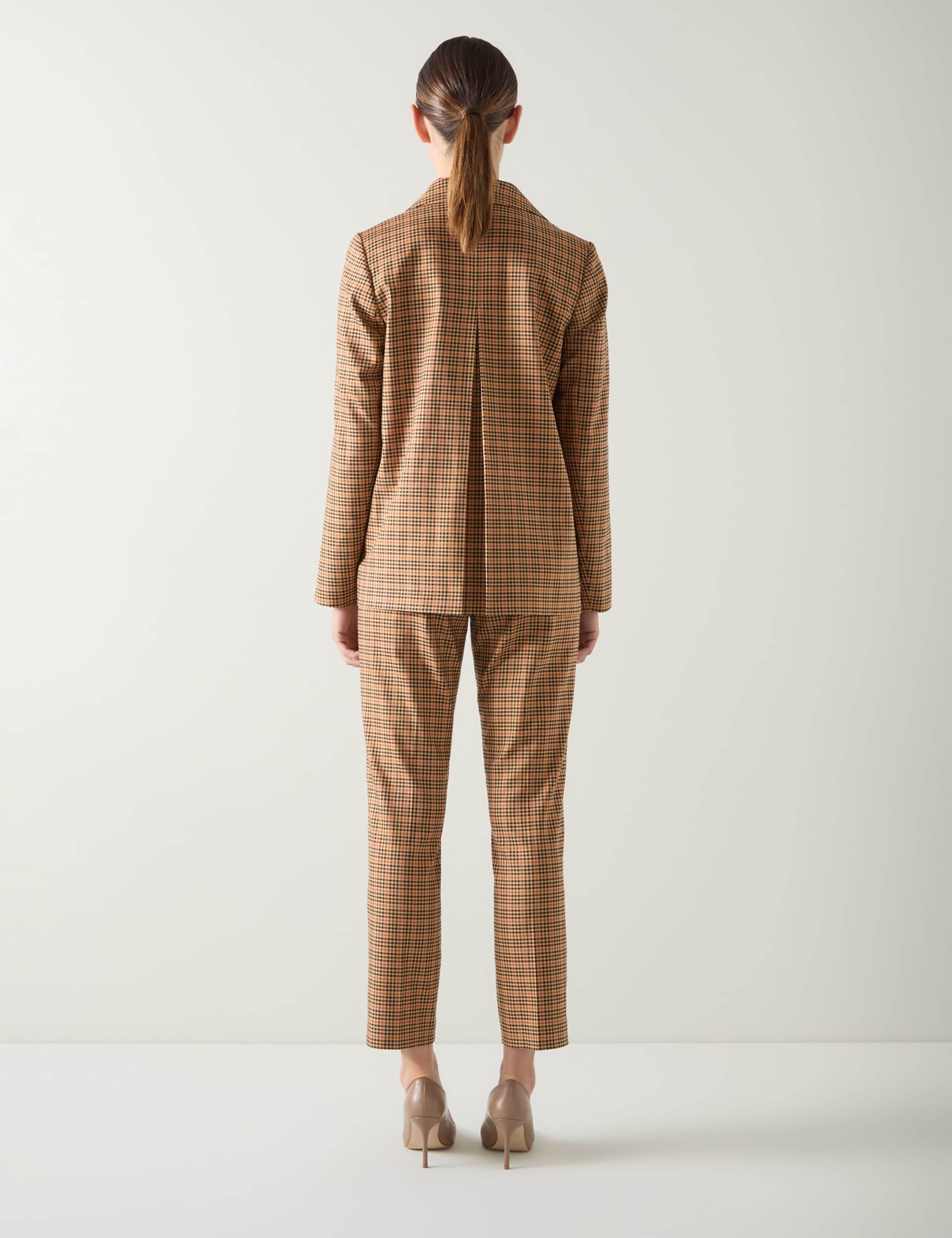 Lyocell™ Rich Checked Double Breasted Jacket 3 of 4