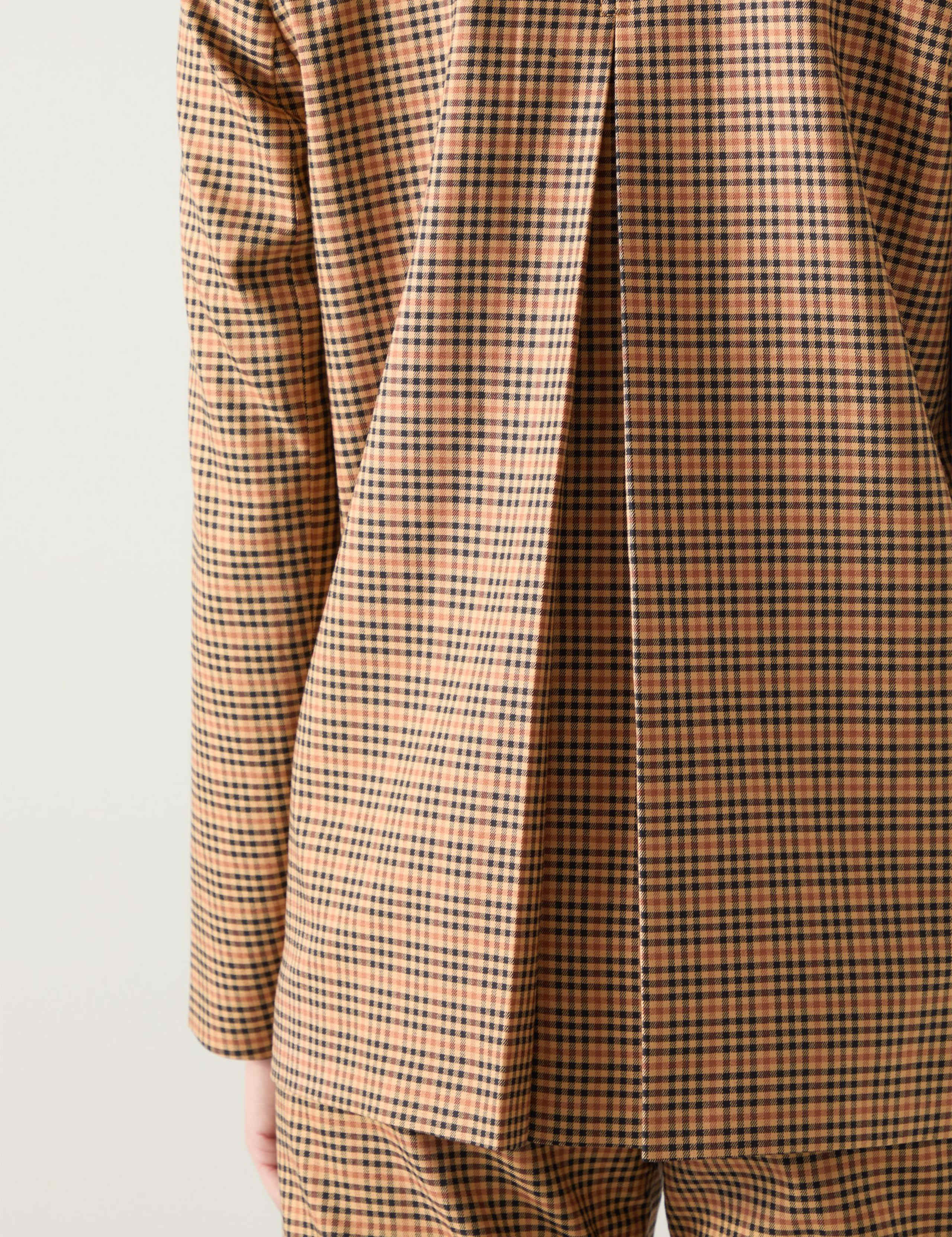 Lyocell™ Rich Checked Double Breasted Jacket 4 of 4