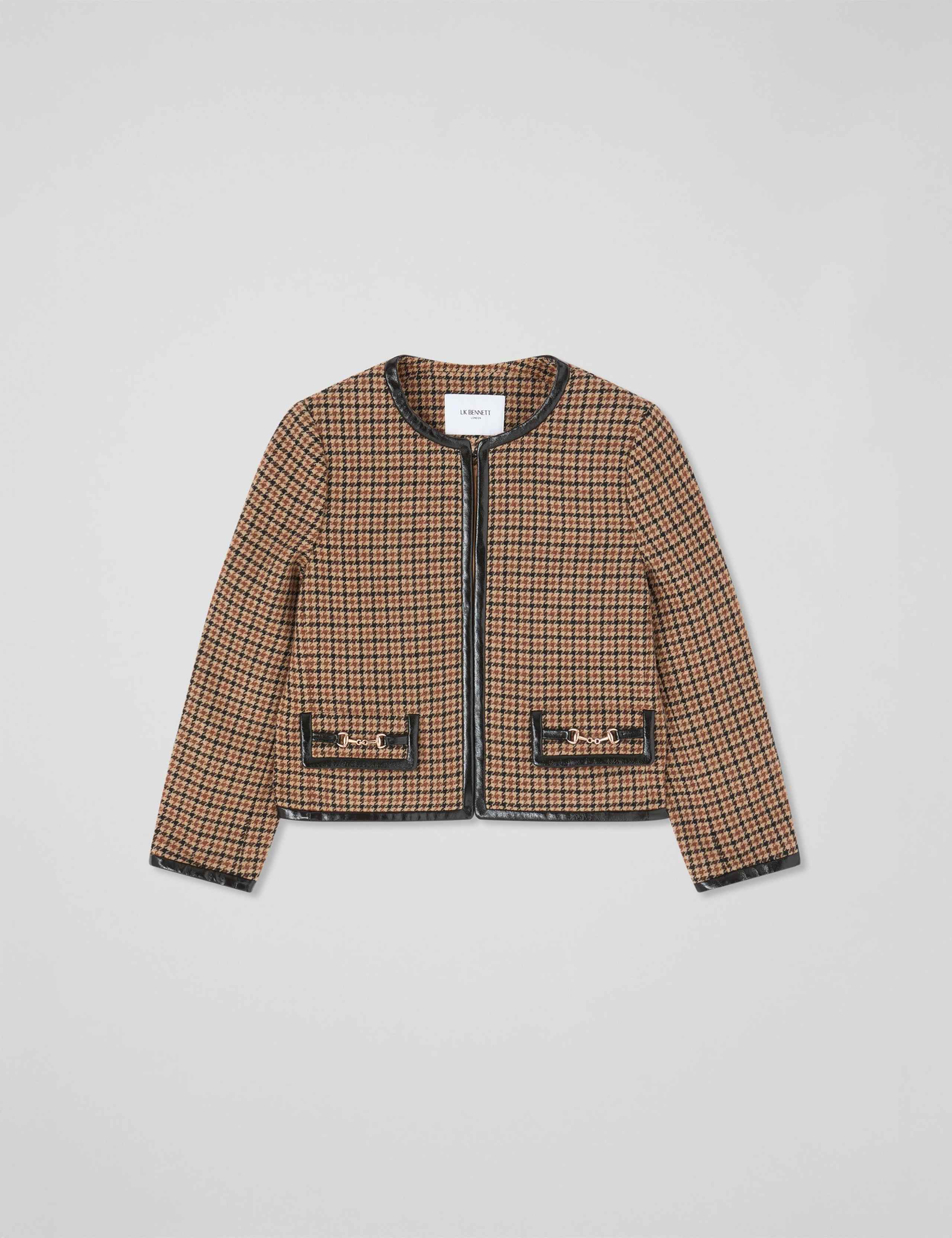 Wool Rich Check Buckle Detail Jacket 2 of 4