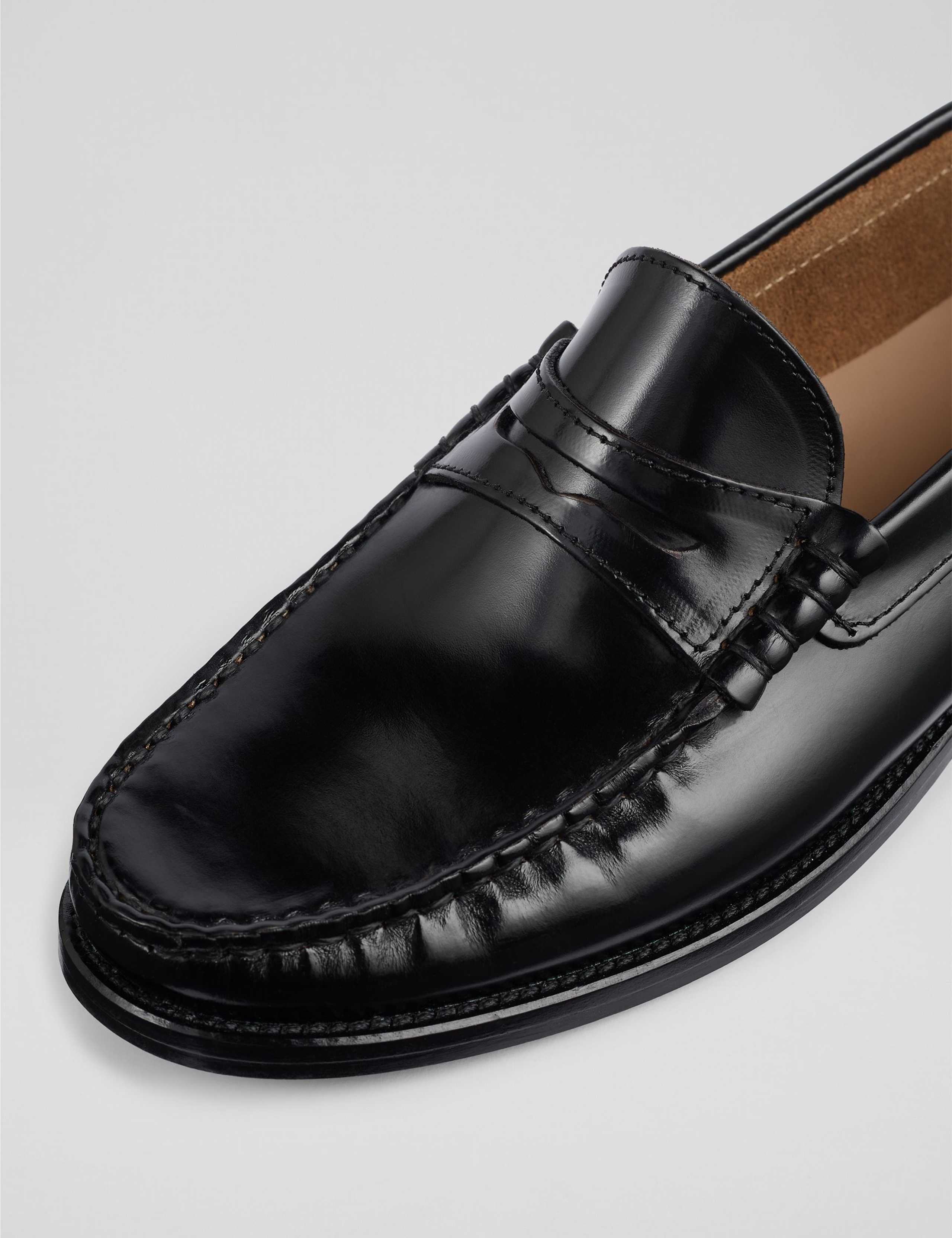 Leather Penny Slot Loafers 2 of 4