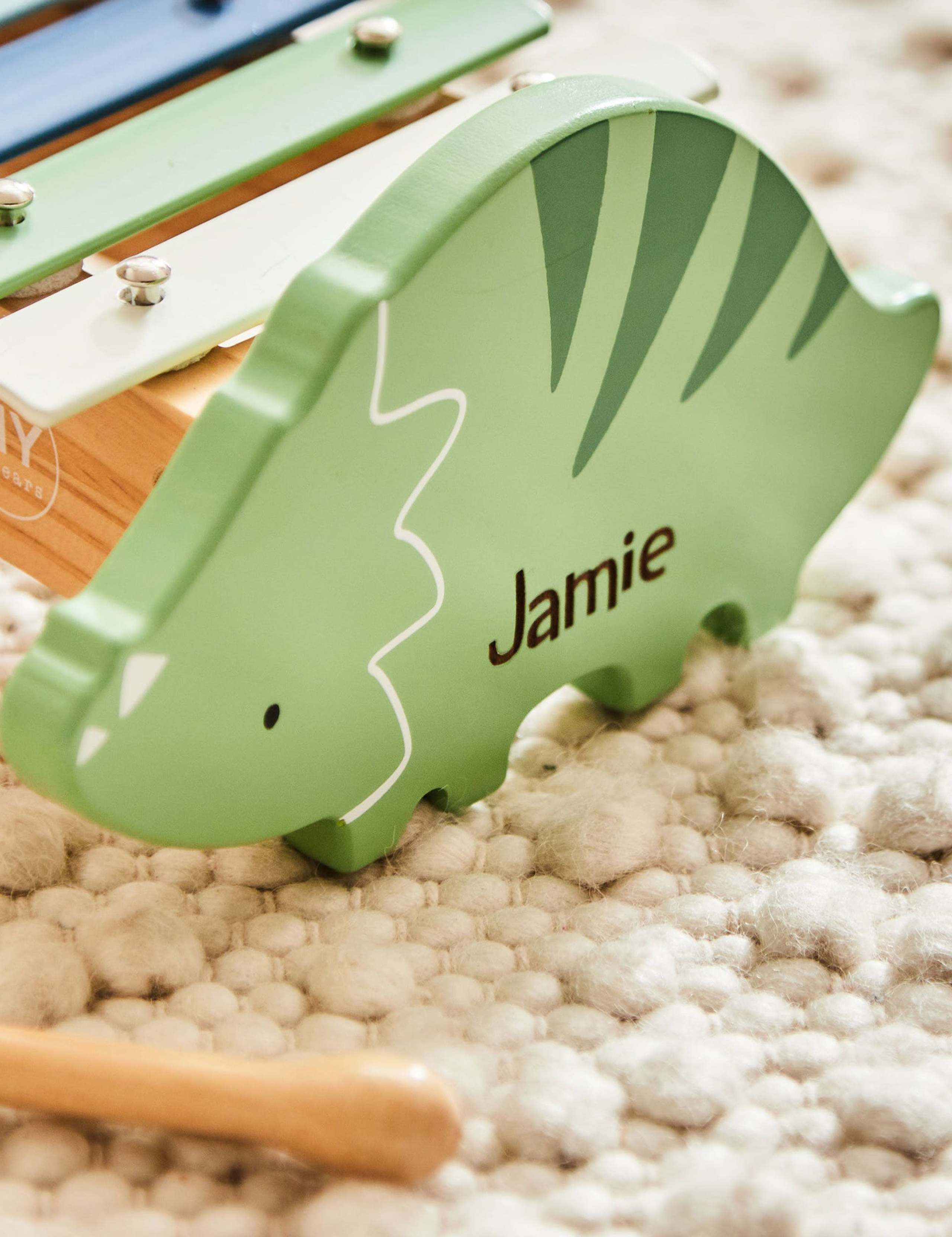 Personalised Wooden Dinosaur Xylophone 3 of 3