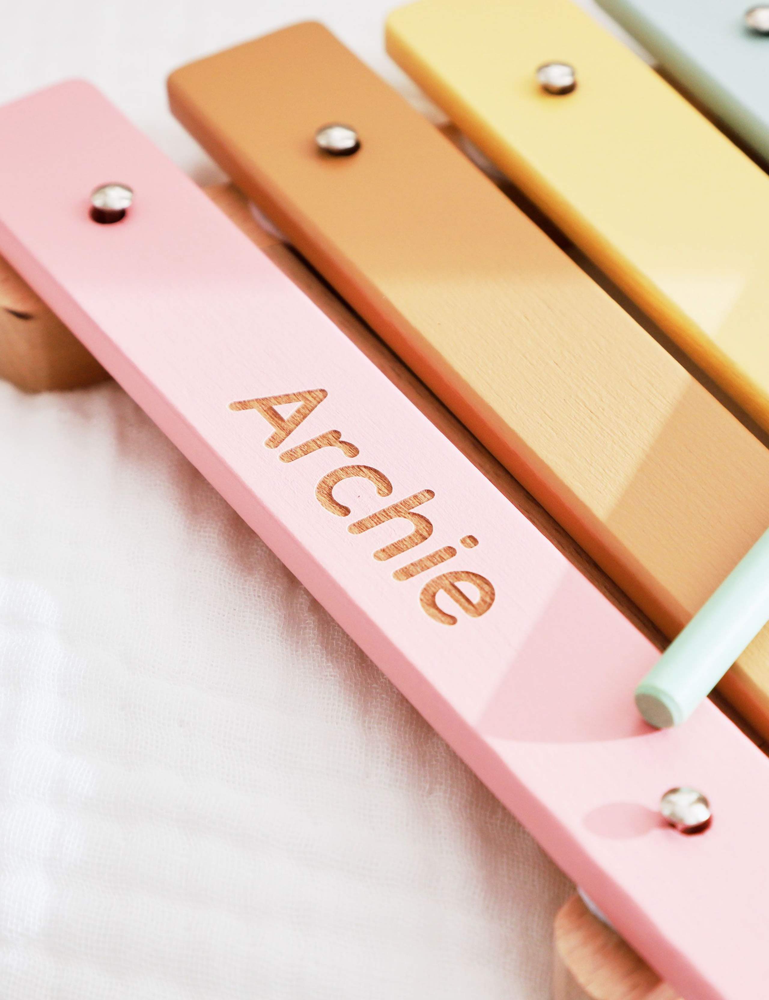 Personalised Xylophone Wooden Toy FSC® 4 of 4