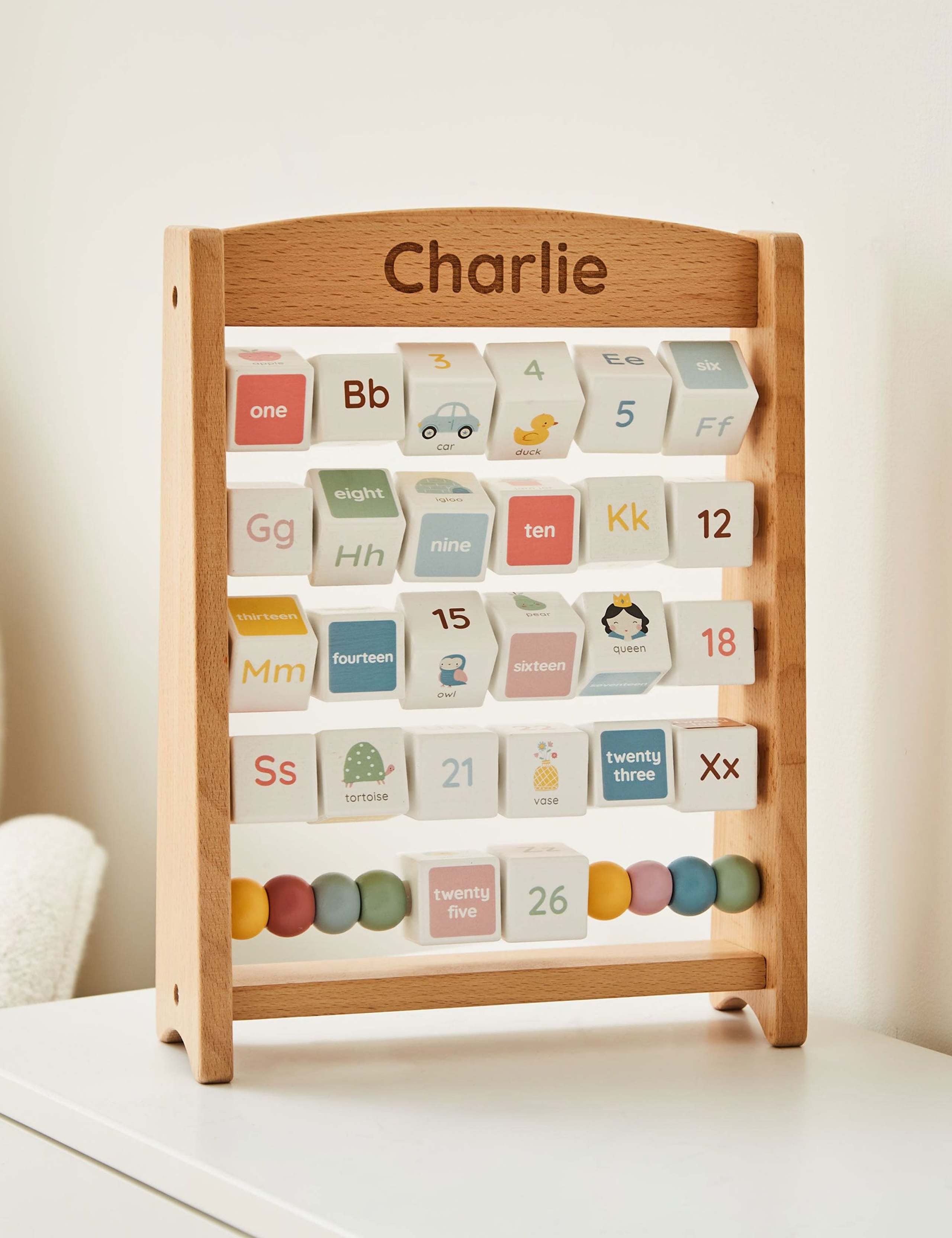 Personalised Alphabet Spinnery Toy 1 of 3