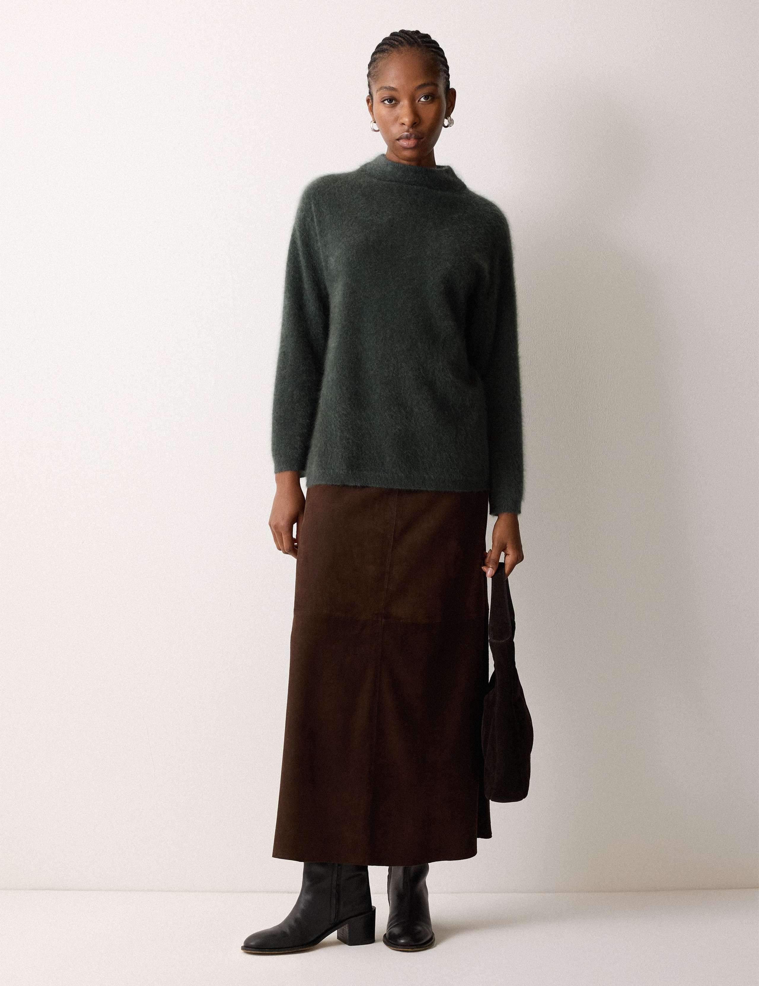 Pure Cashmere High Neck Relaxed Jumper 5 of 5