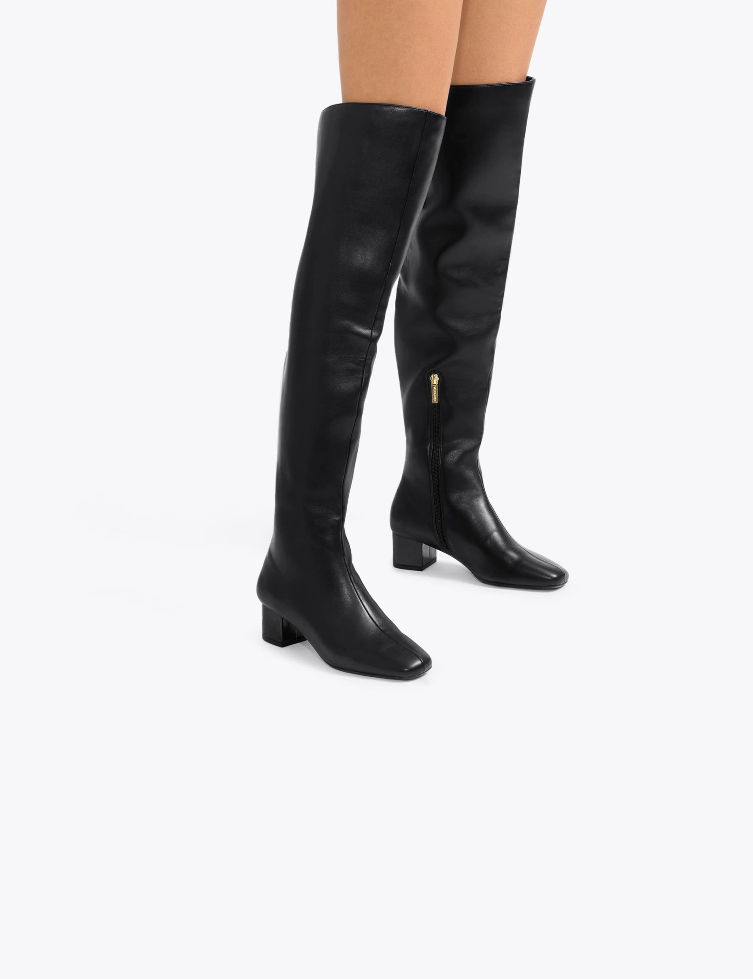 Block Heel Over the Knee Boots 2 of 5