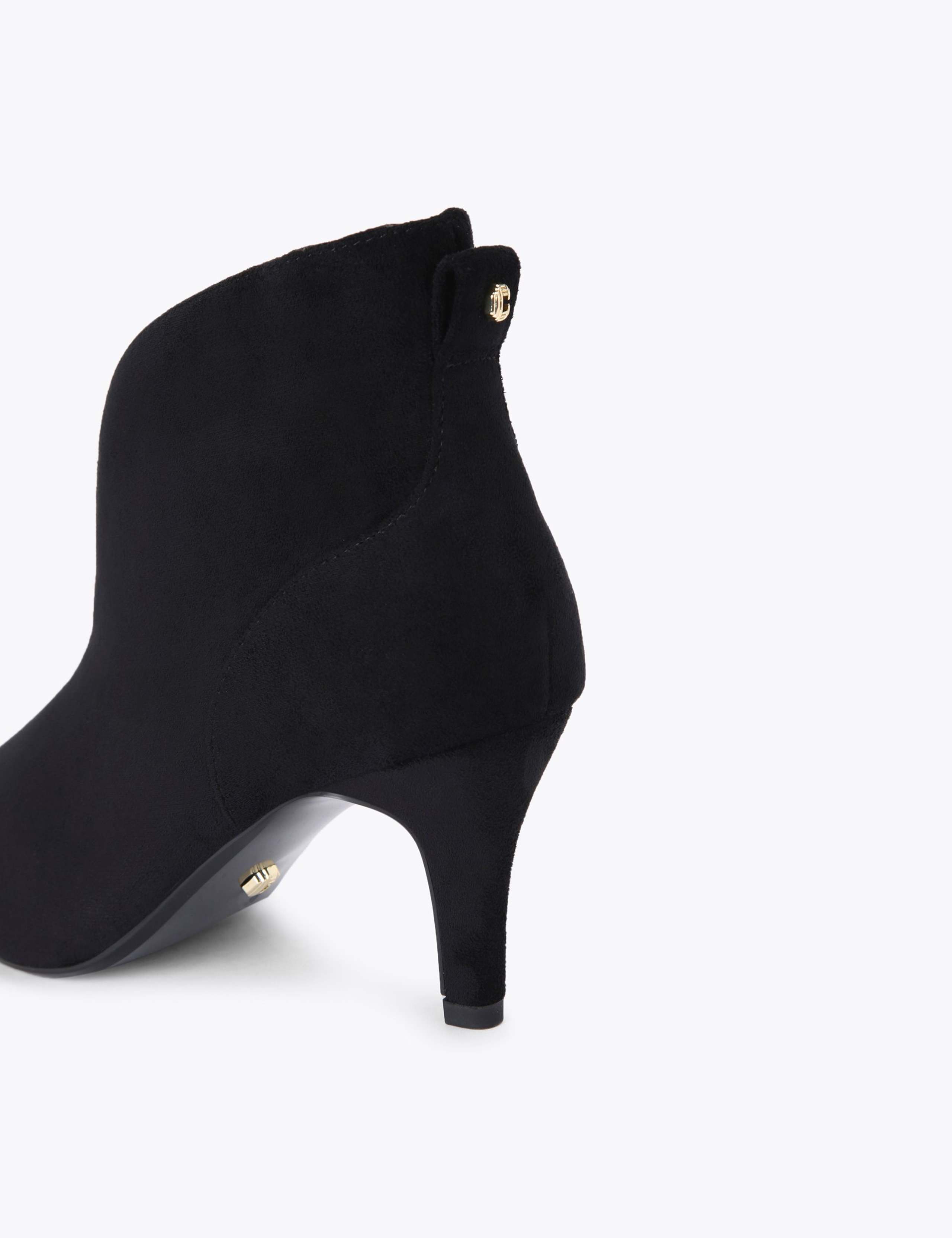 Wide Fit Suede Stiletto Heel Shoe Boots 3 of 5