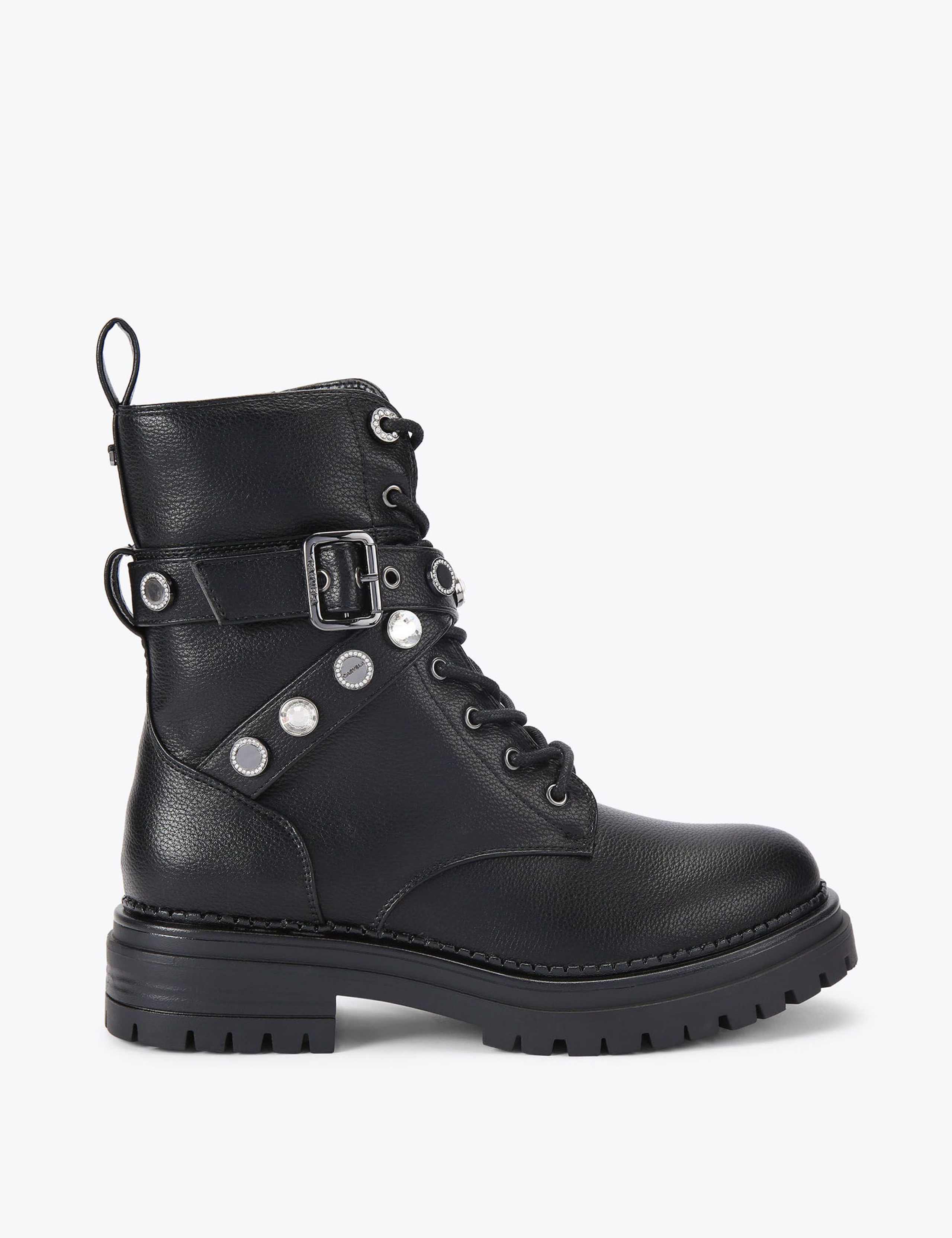 Leather Biker Boots 1 of 6
