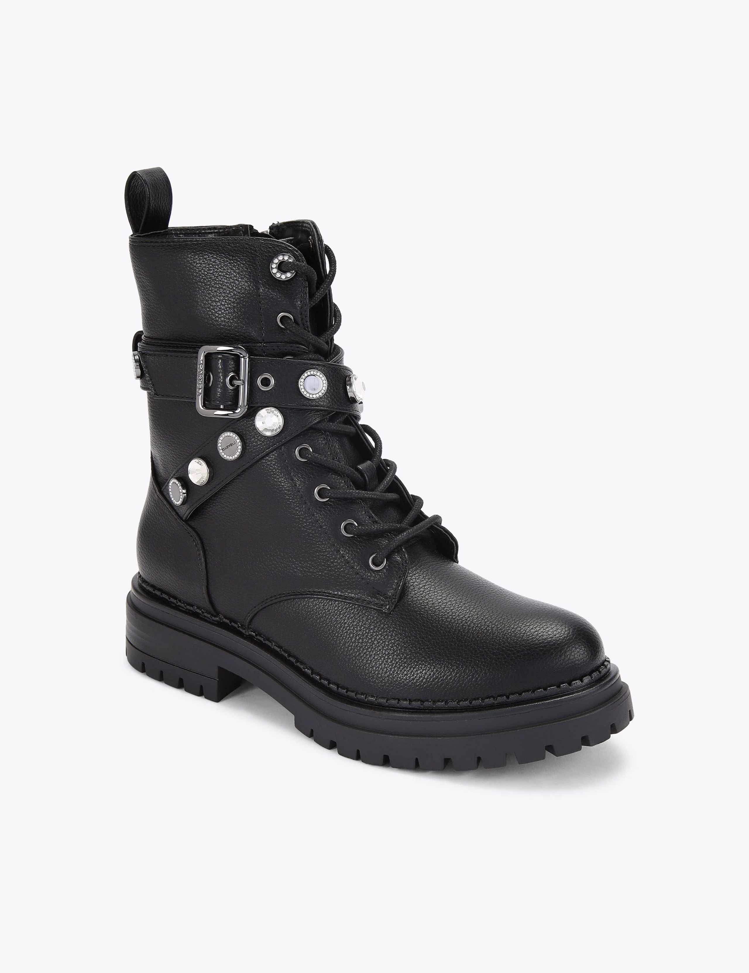 Leather Biker Boots 3 of 6