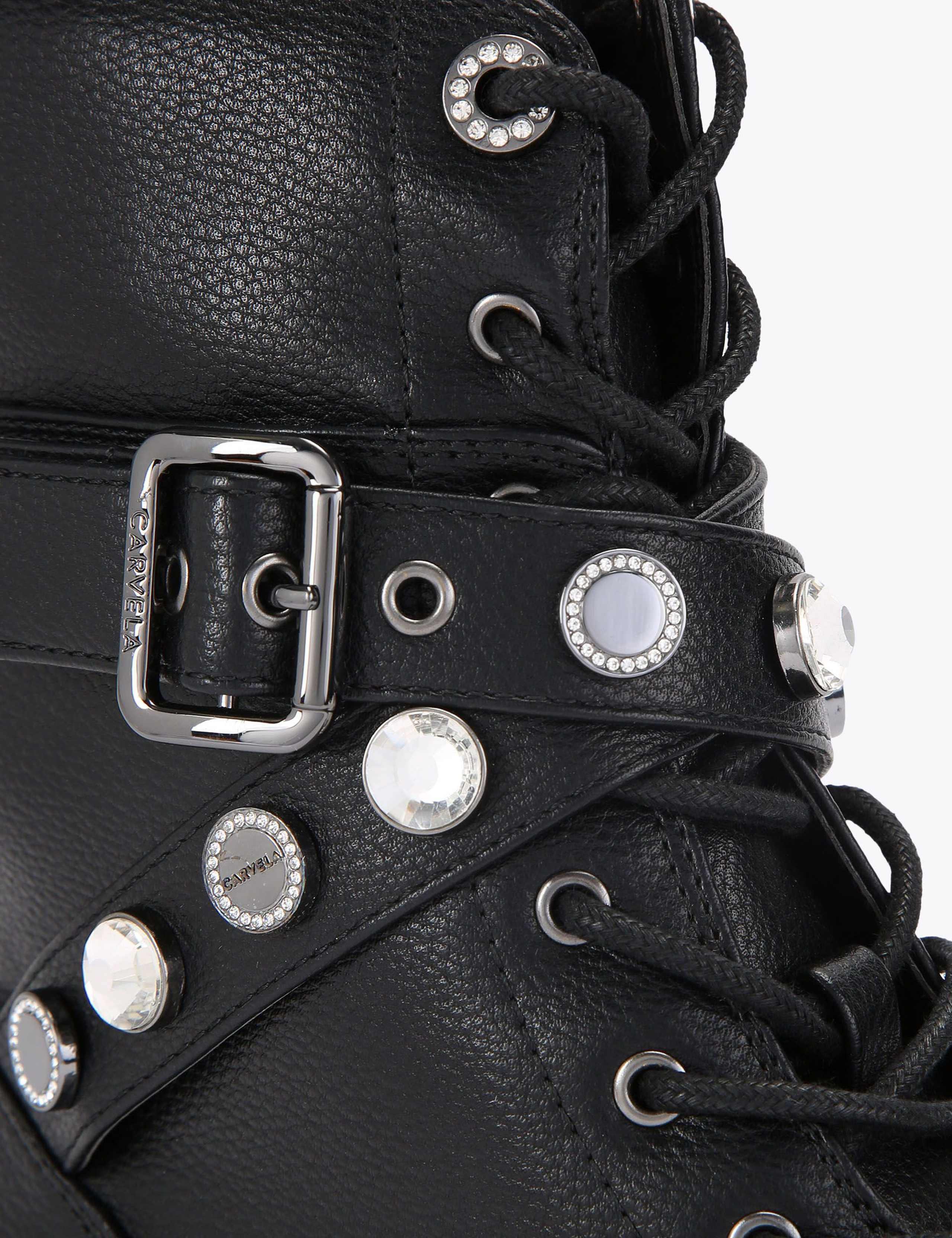 Leather Biker Boots 4 of 6