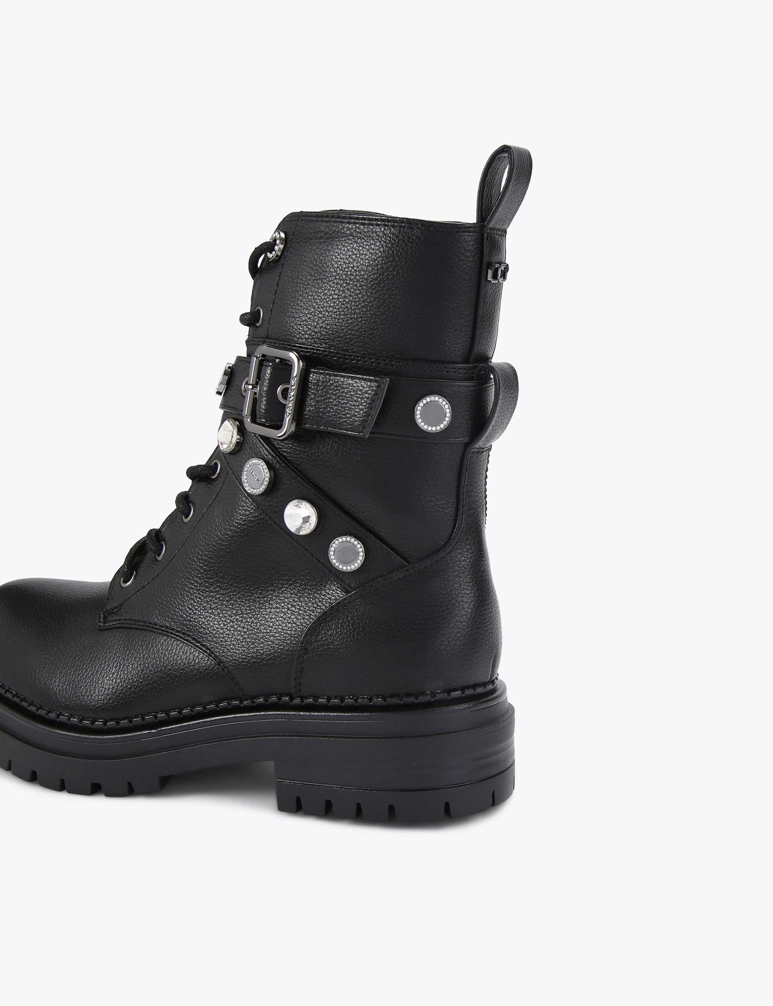 Leather Biker Boots 5 of 6