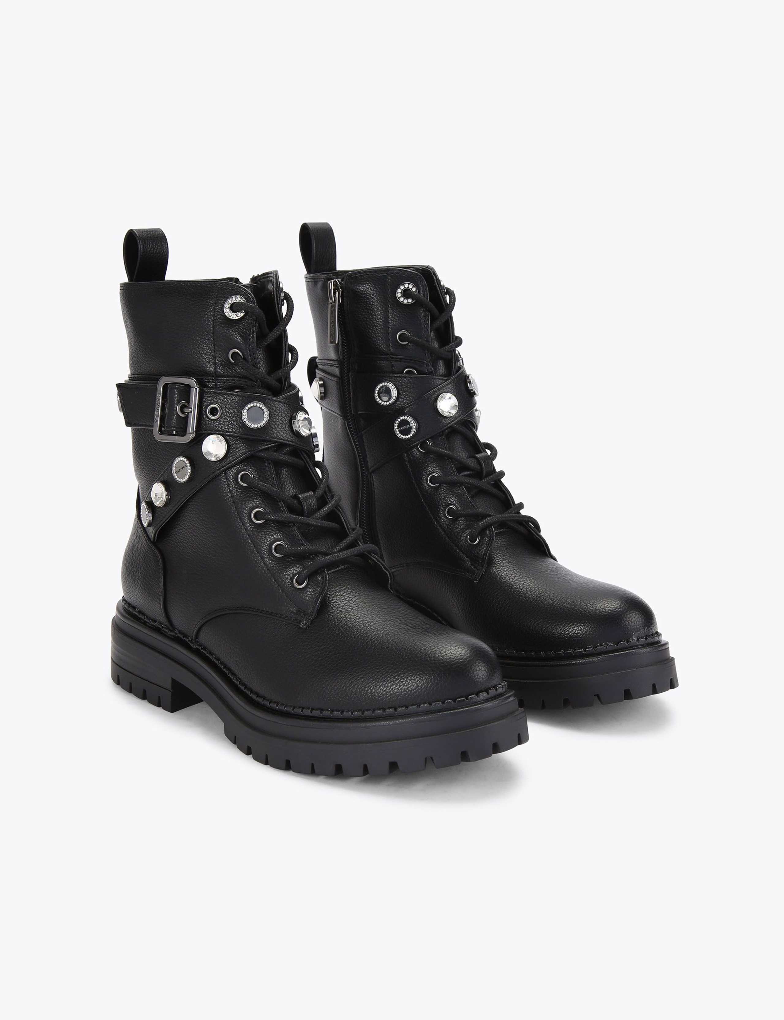 Leather Biker Boots 6 of 6