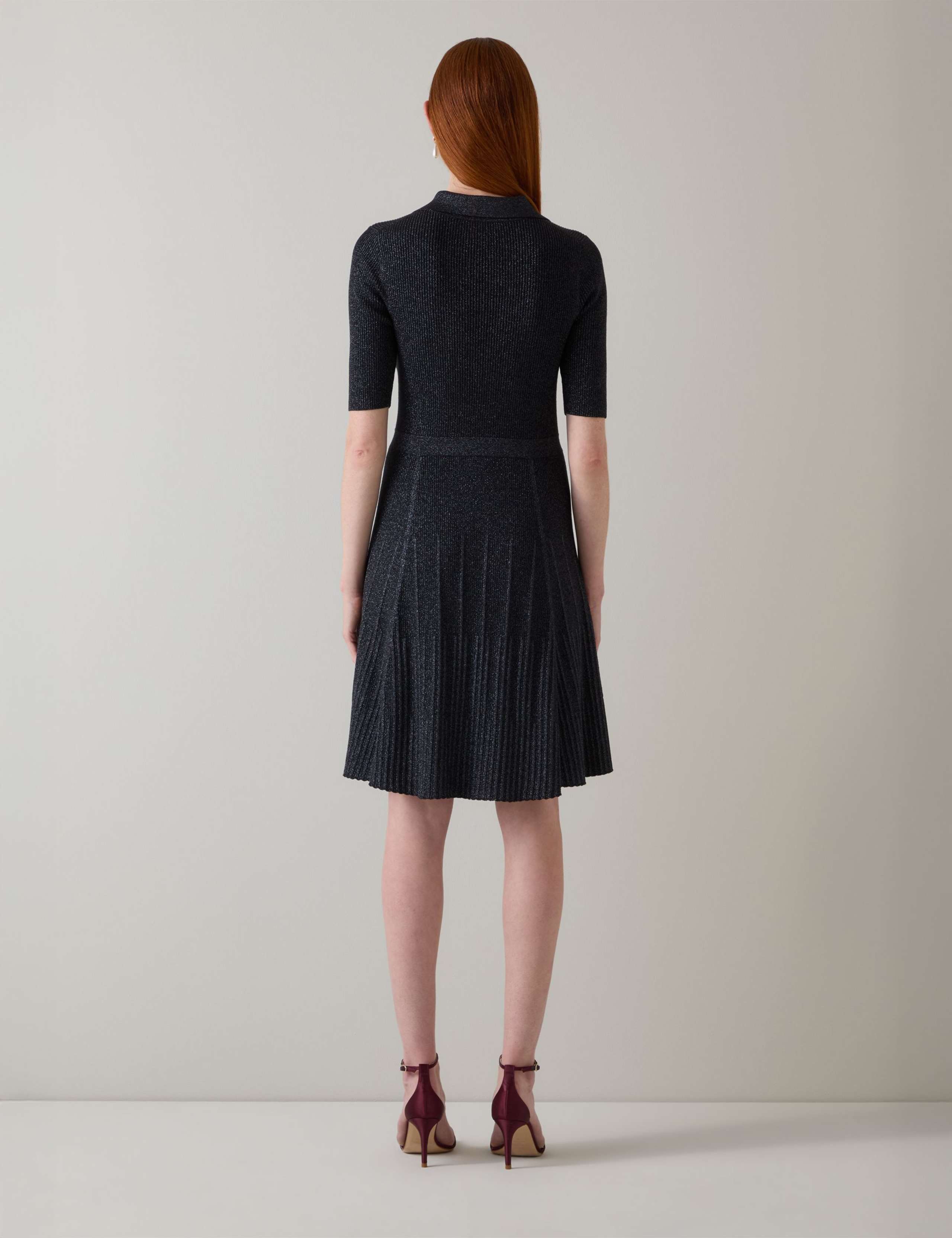 Cotton Rich Knitted Mini Tea Dress 4 of 5