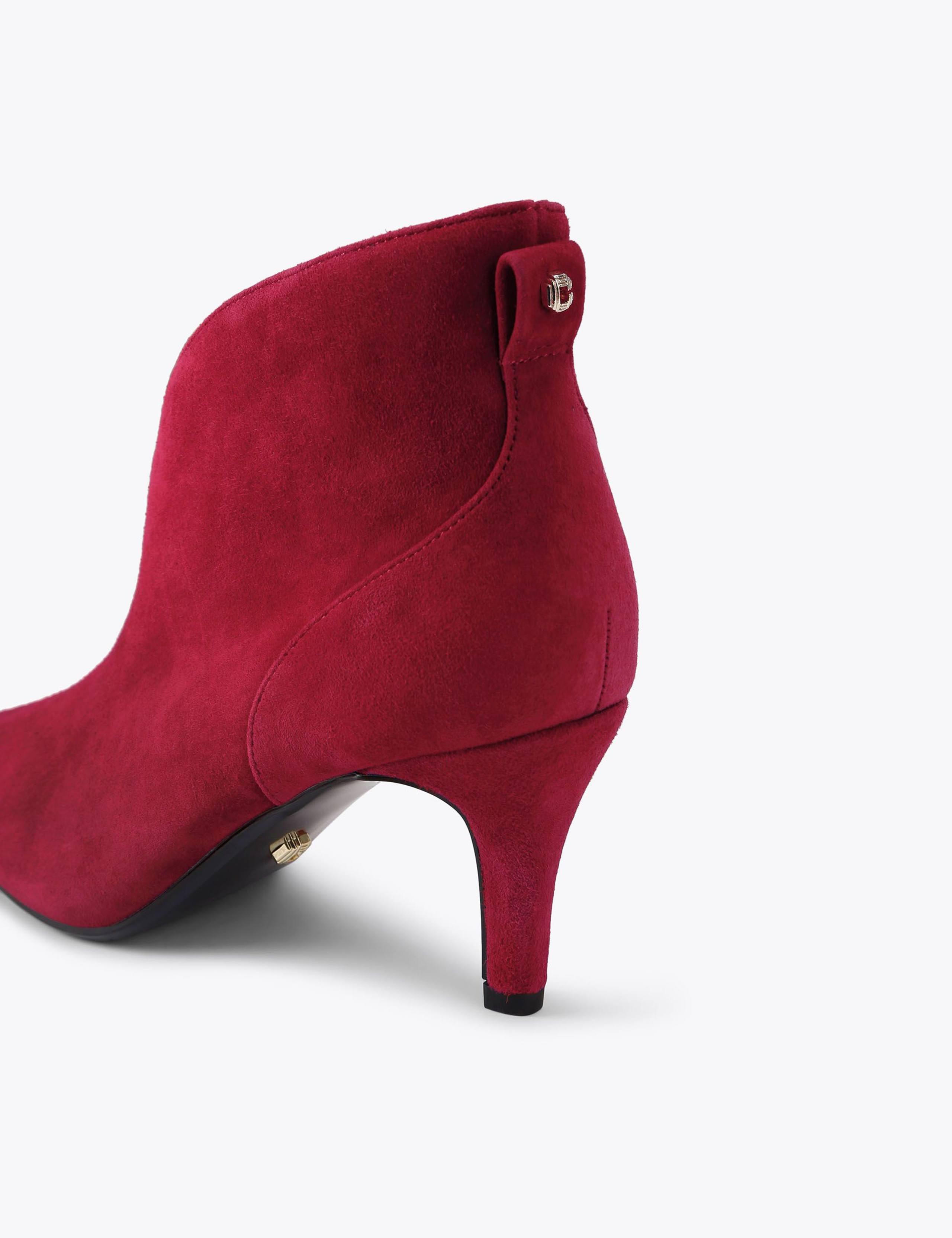 Suede Stiletto Heel Pointed Shoe Boots 5 of 5