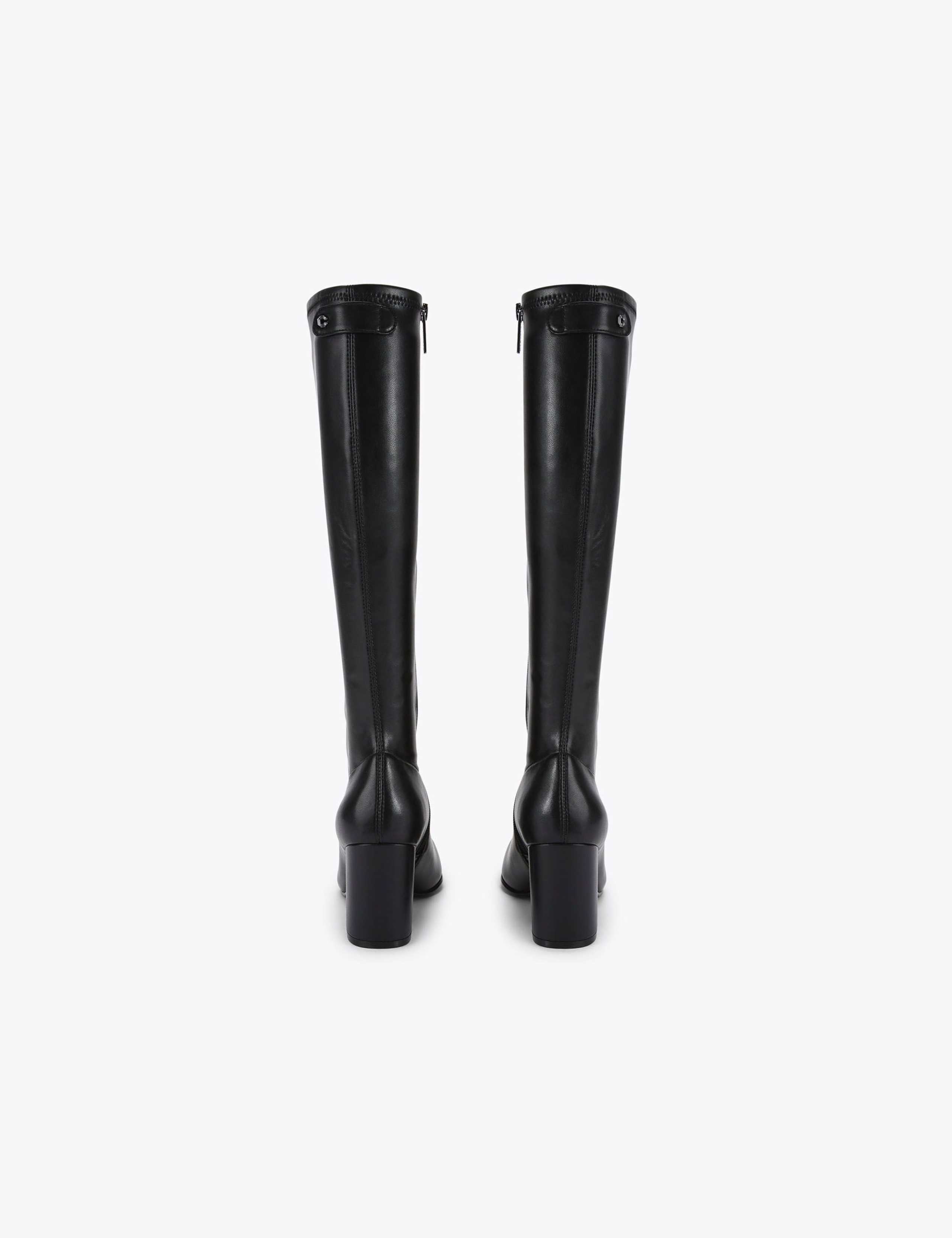Block Heel Square Toe Knee High Boots 3 of 5