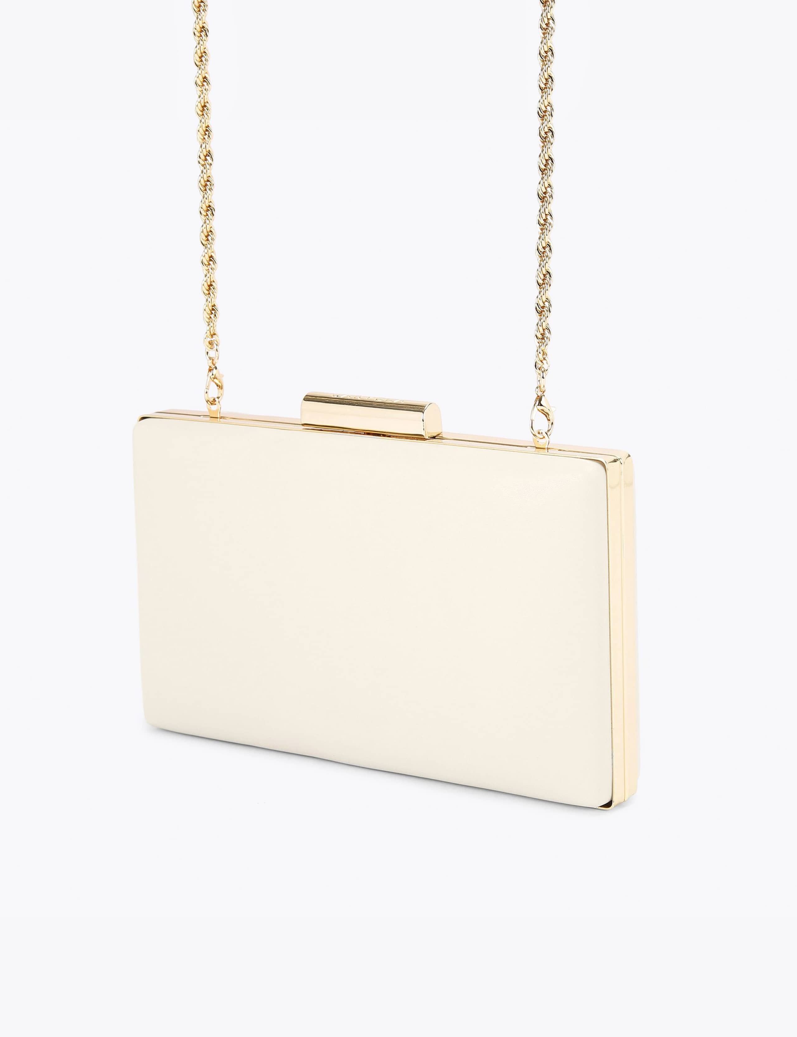 Faux Leather Chain Strap Clutch Bag 4 of 6