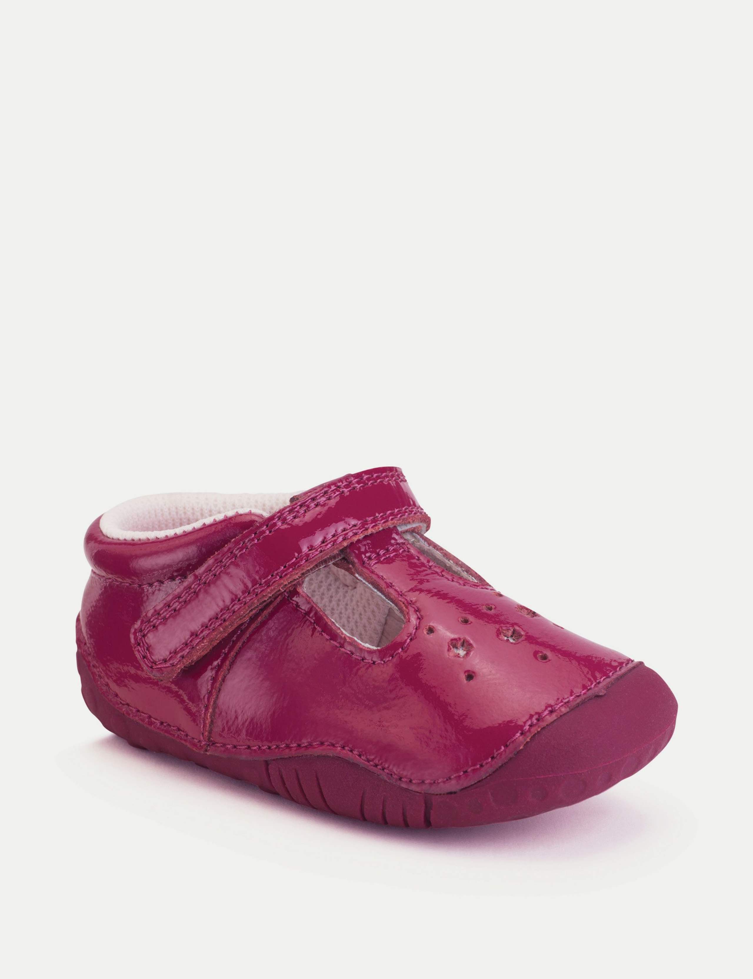 Kids' Patent Leather Pram Shoes (3-5 Small) 2 of 3