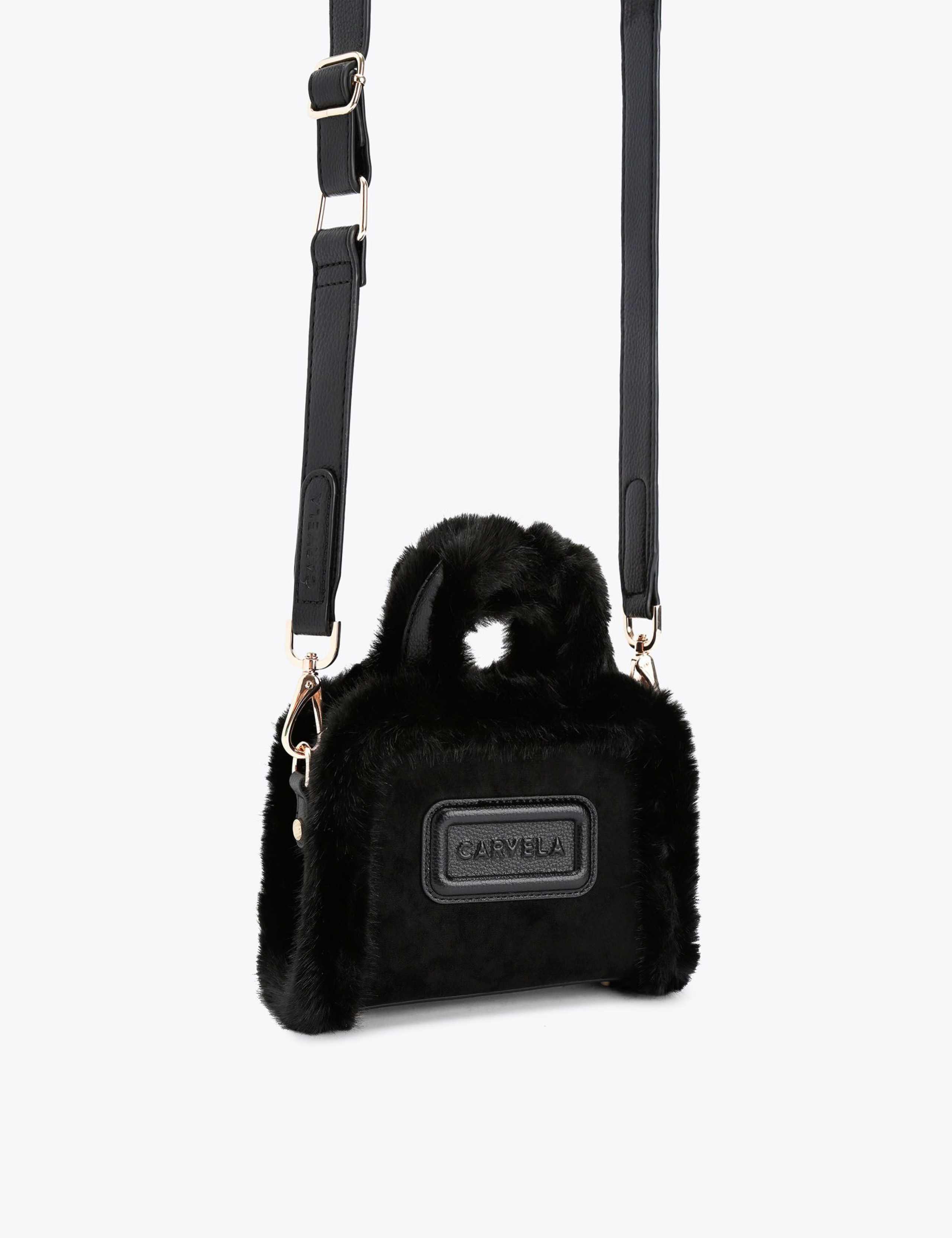 Suede Borg Mini Tote Bag 5 of 6