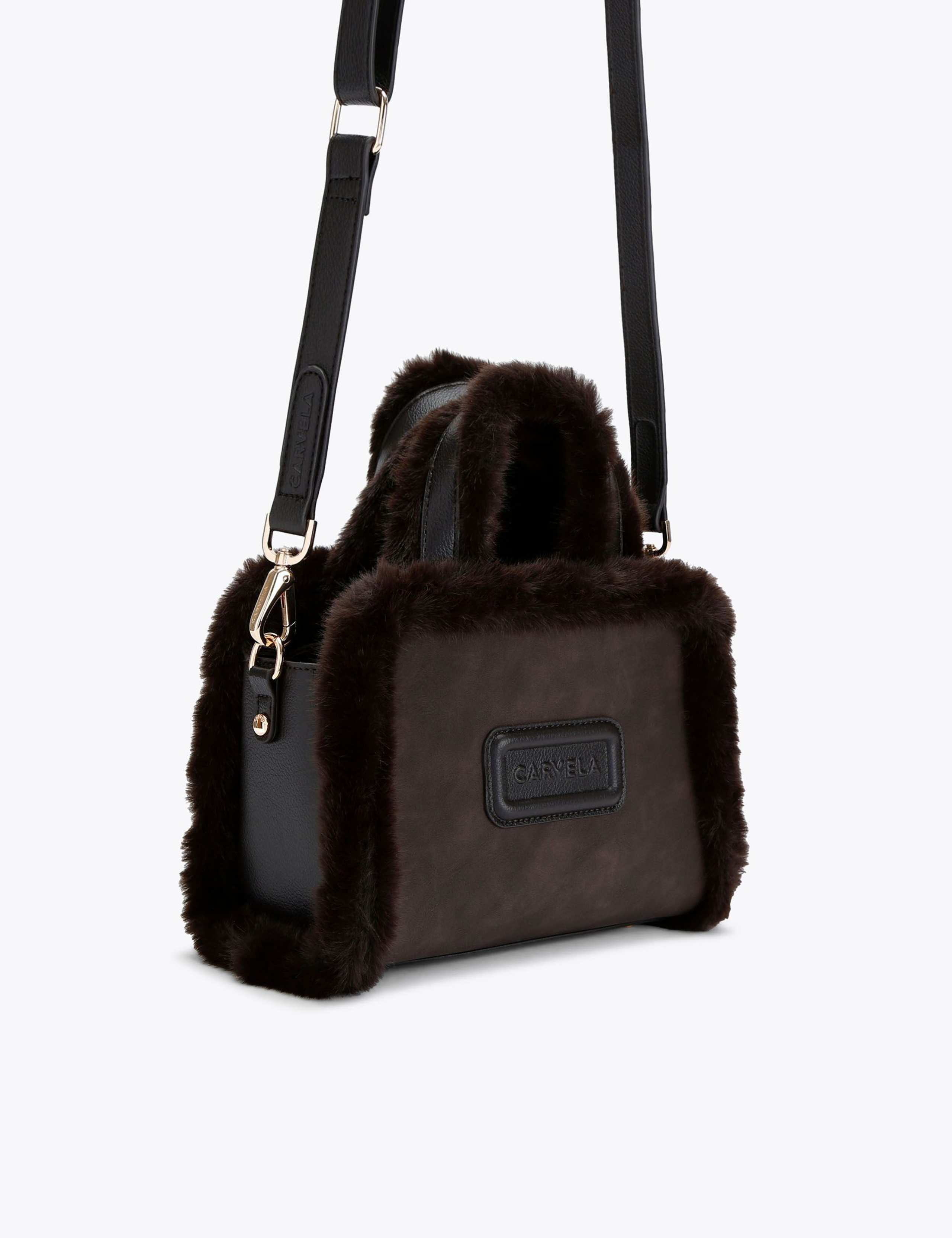 Borg Top Handle Tote Bag 4 of 6