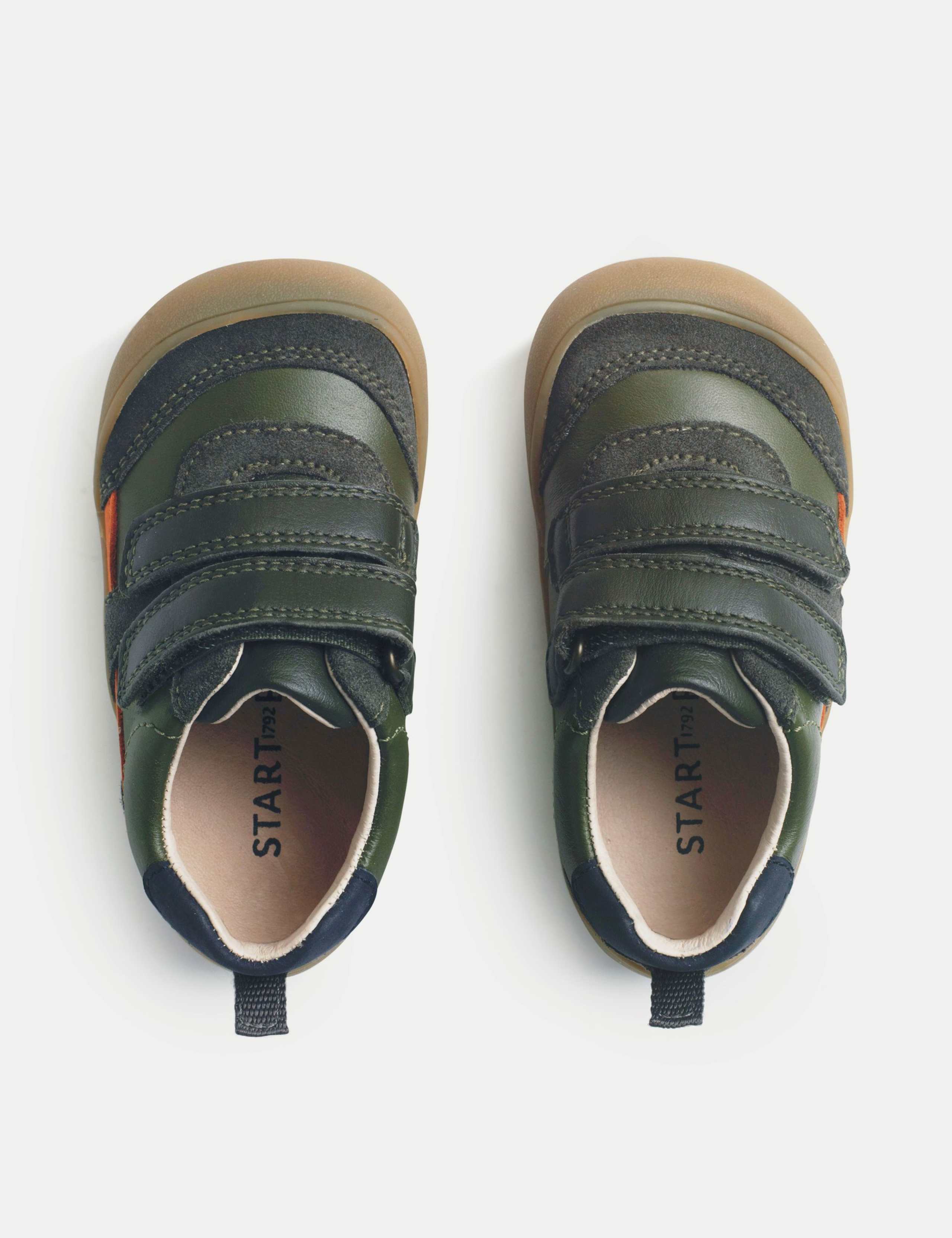 Kids' Leather Riptape Trainers (3-7 Small) 3 of 3