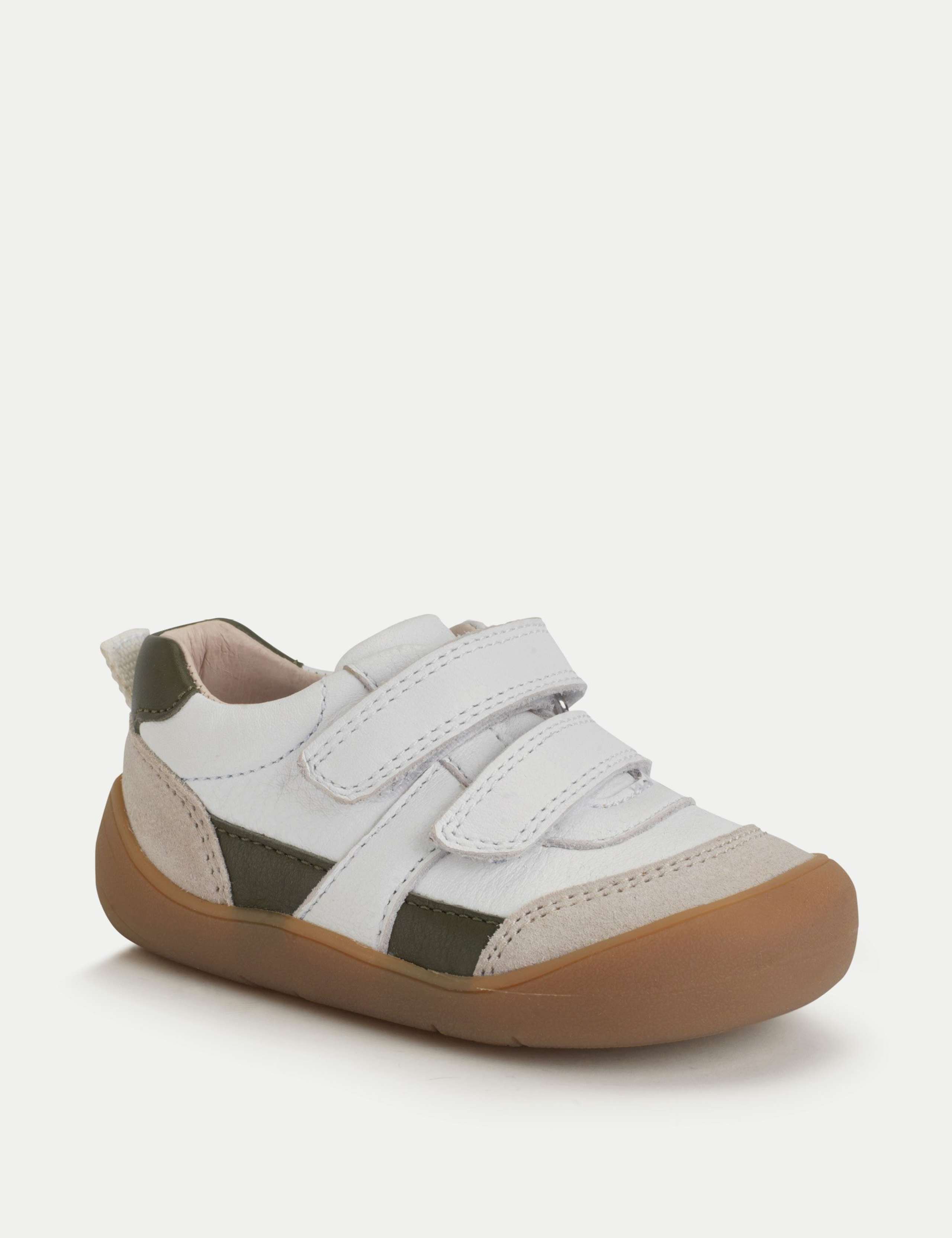 Kids' Leather Riptape Trainers (3 Small - 7 Small) 2 of 3