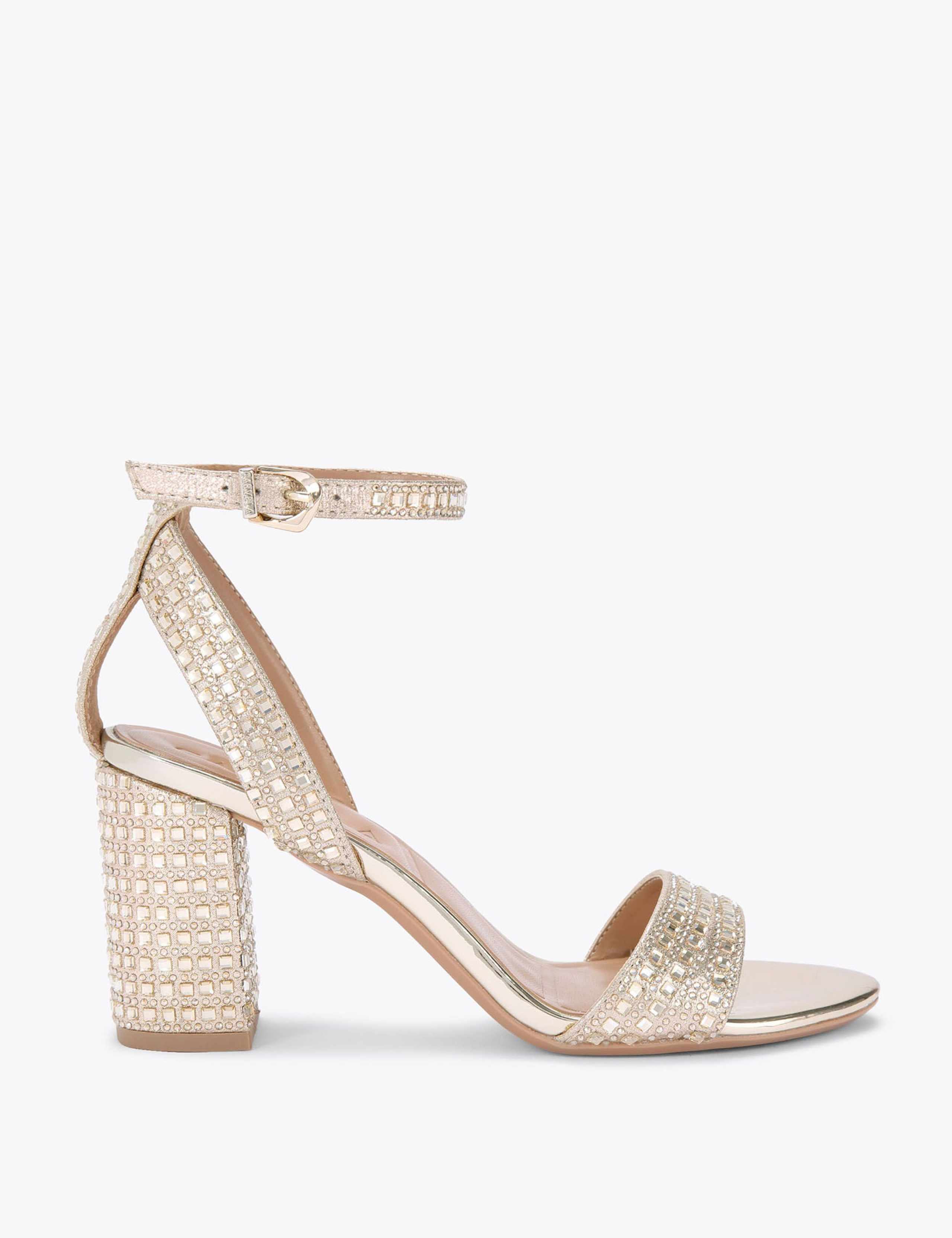 Sparkle Block Heel Sandals 1 of 5