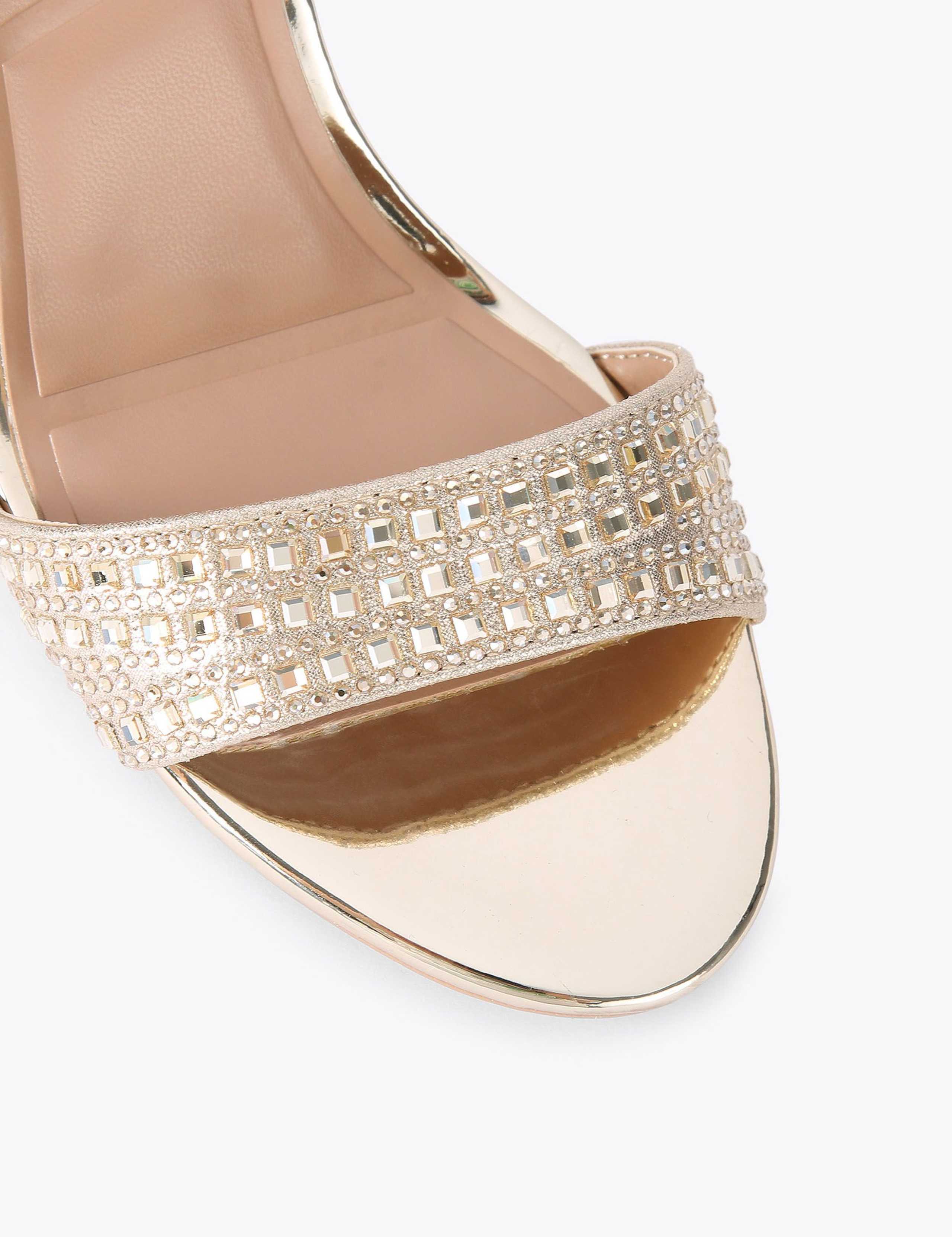 Sparkle Block Heel Sandals 3 of 5