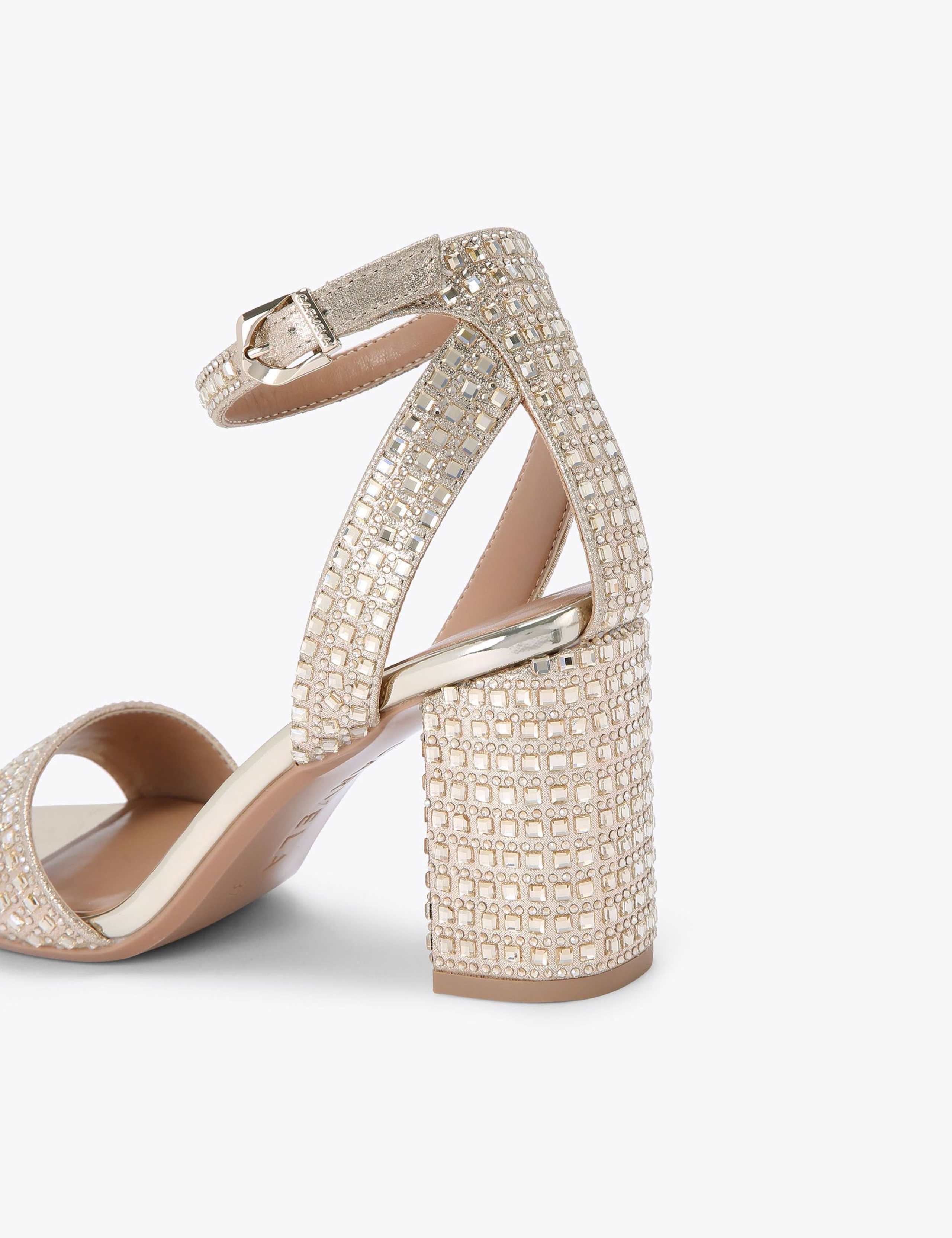 Sparkle Block Heel Sandals 5 of 5