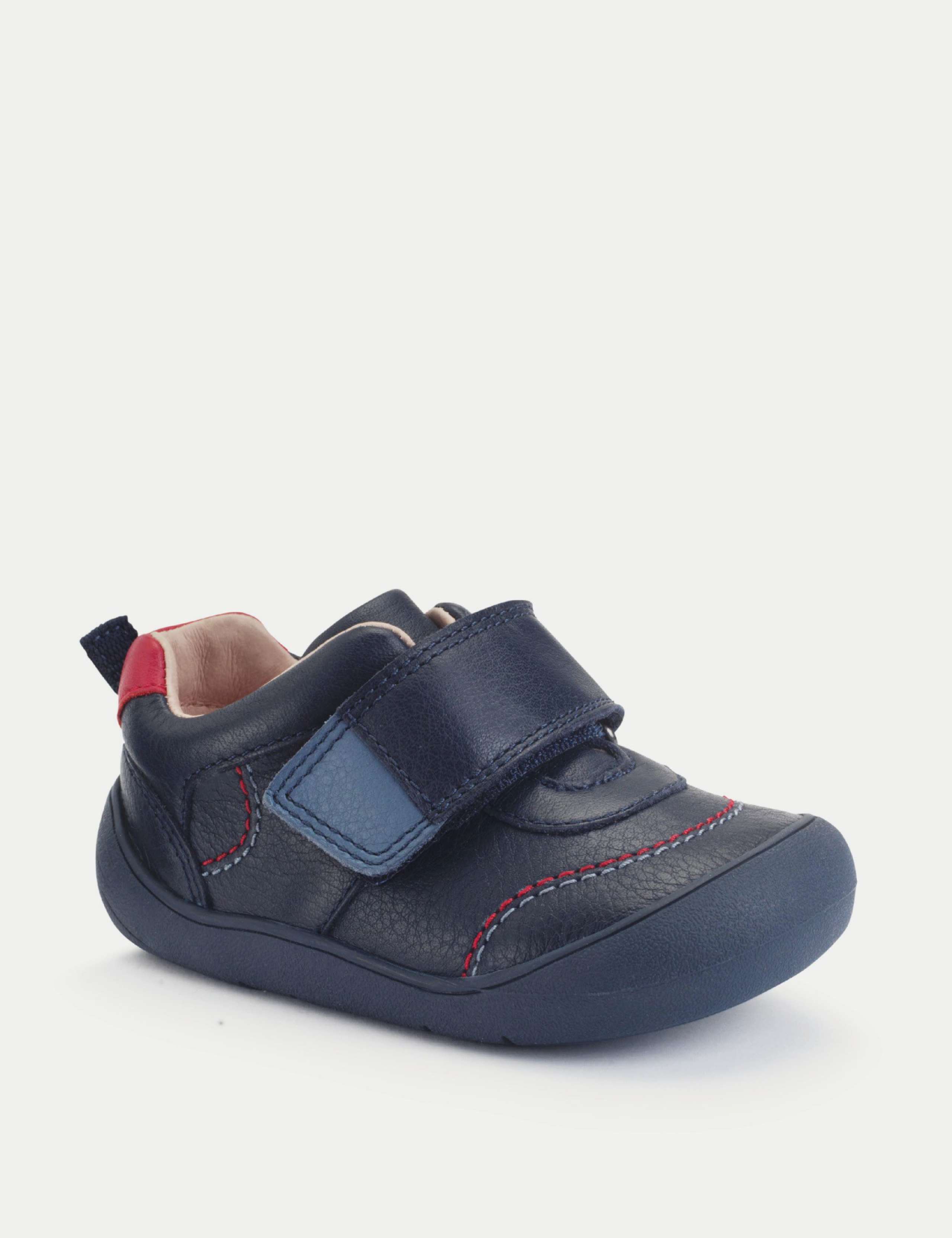 Kids' Leather Riptape Trainers (3 Small - 7 Small) 3 of 4