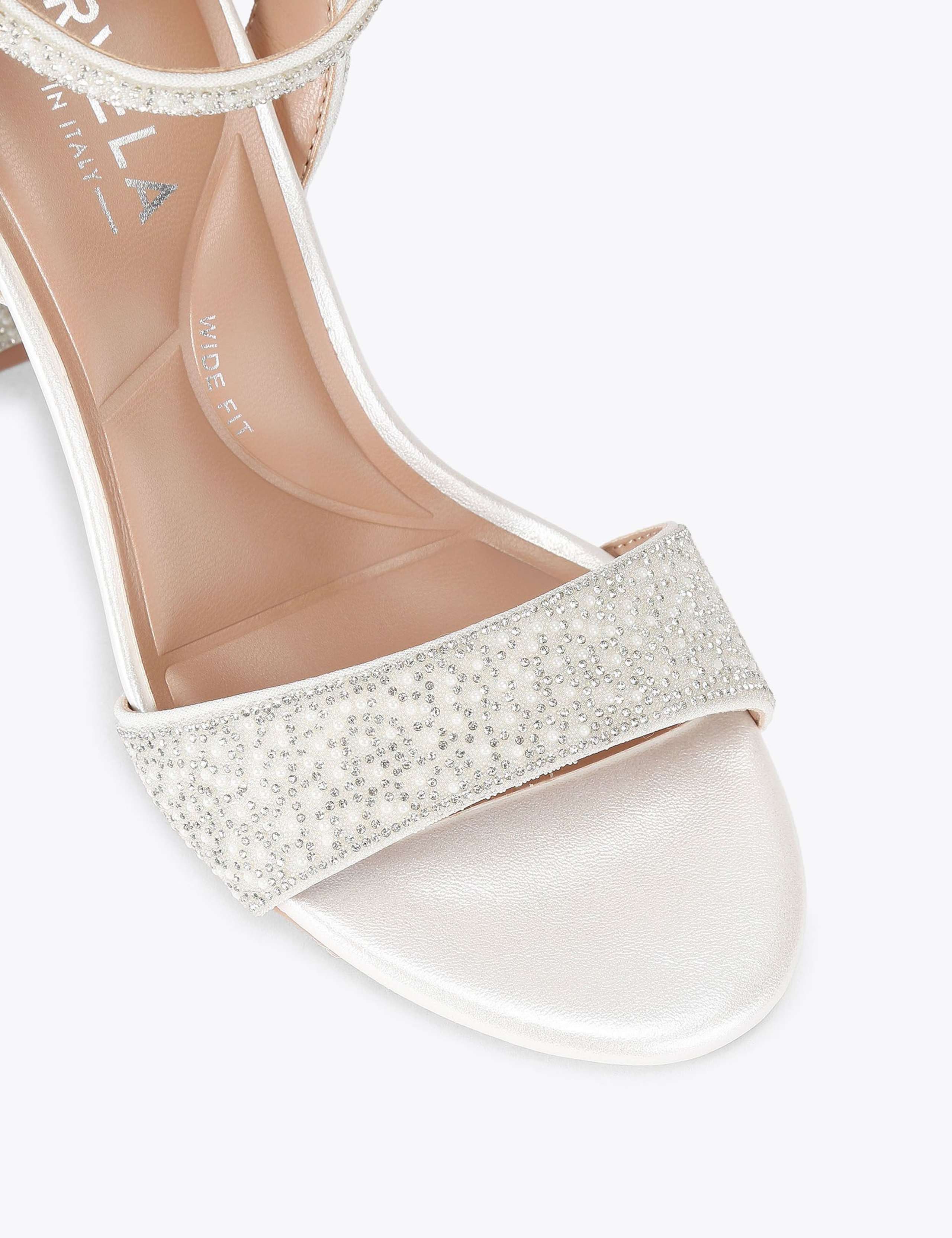 Wide Fit Embellished Block Heel Sandals 3 of 5