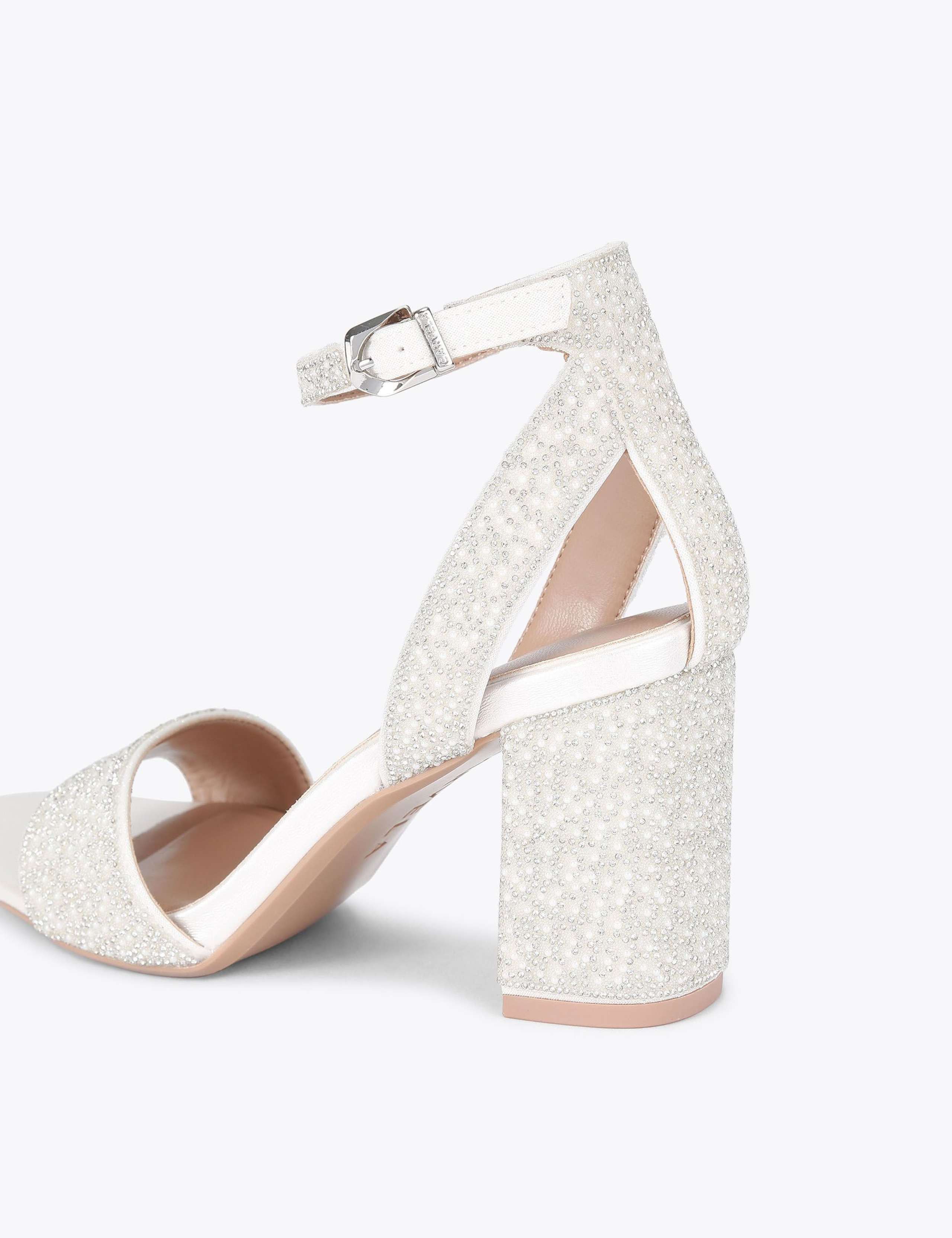 Wide Fit Embellished Block Heel Sandals 5 of 5