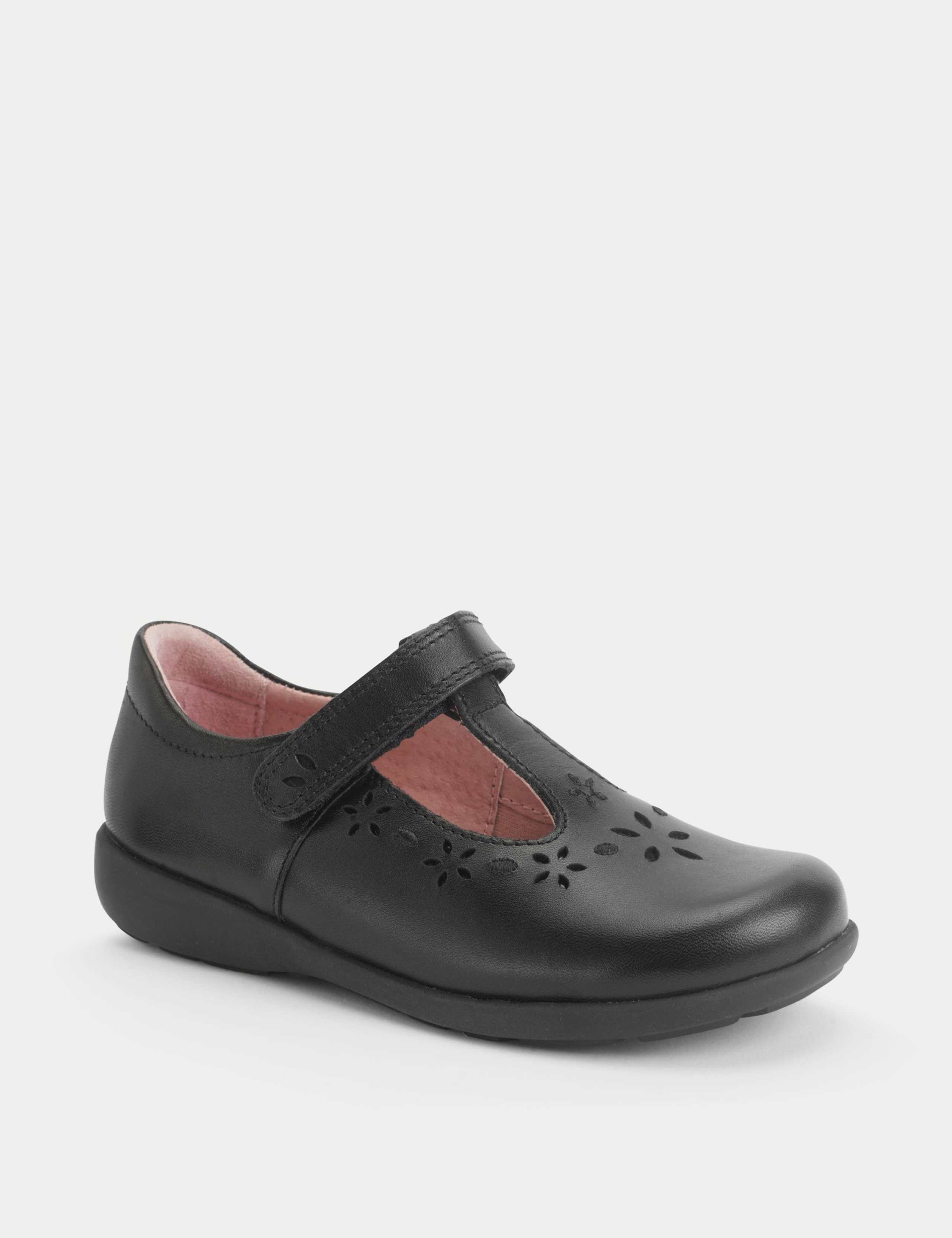 Kids' Leather School Shoes (6 Small - 1½ Large) 2 of 4