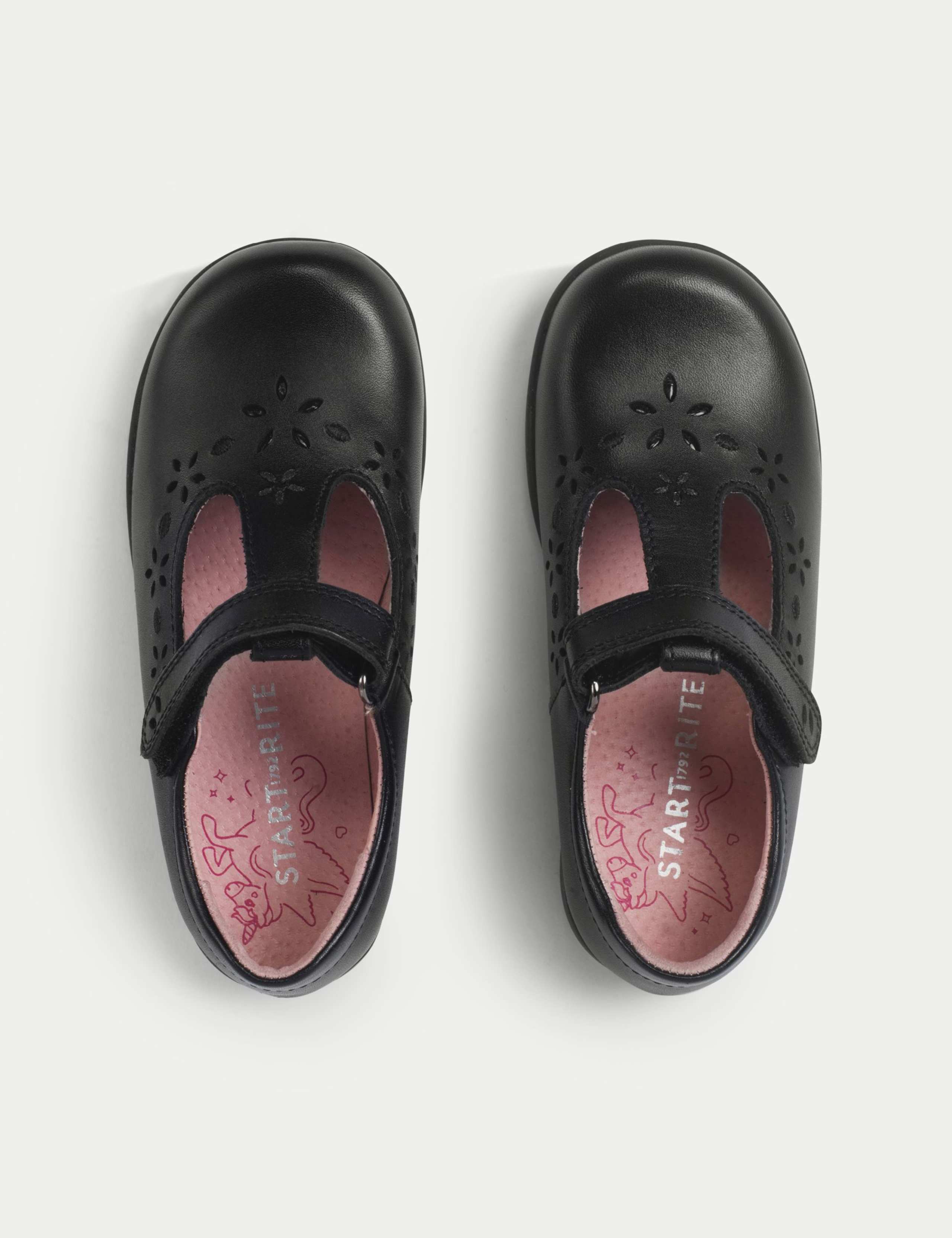 Kids' Leather School Shoes (6 Small - 1½ Large) 3 of 4