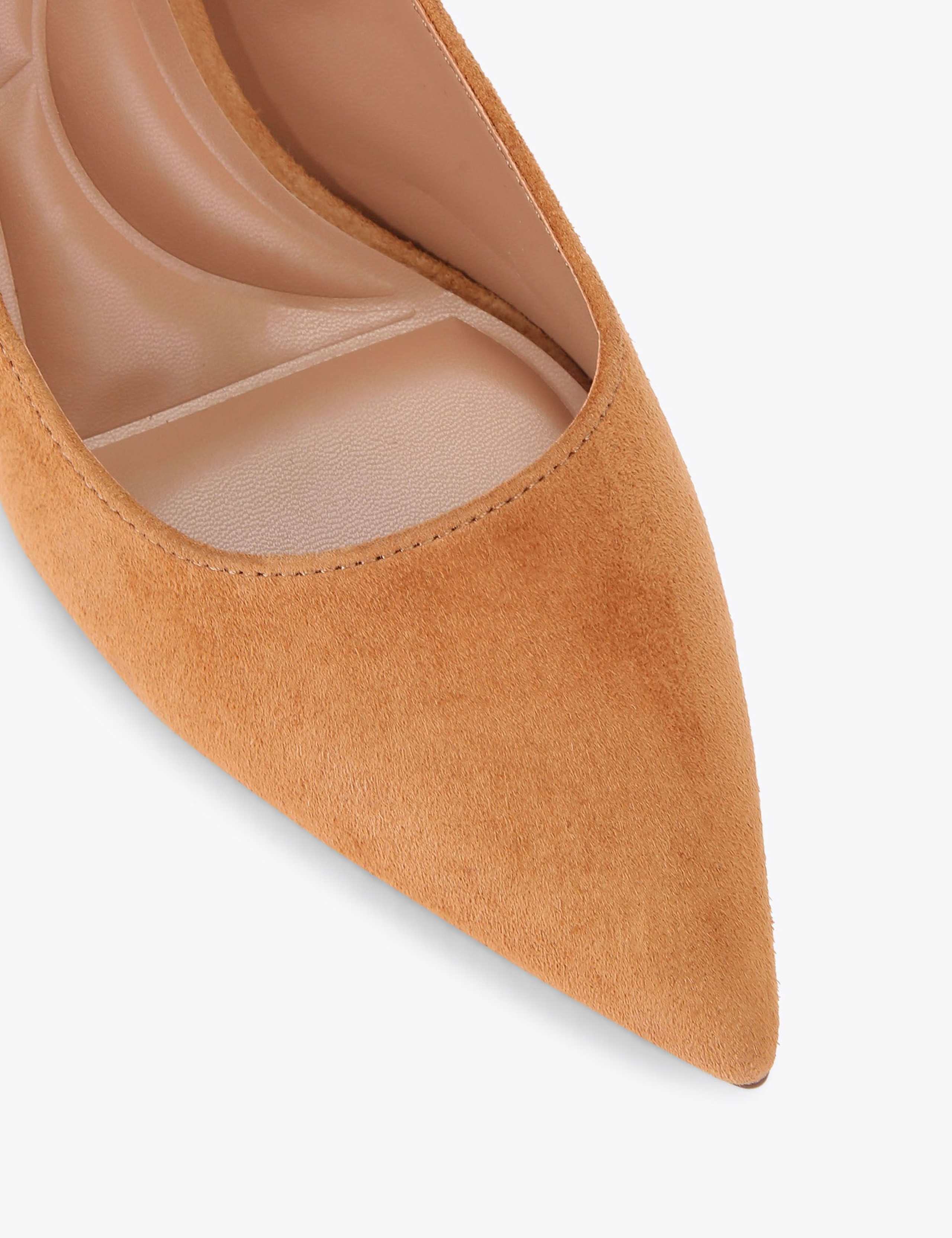 Suede Pointed Court Shoes 5 of 5