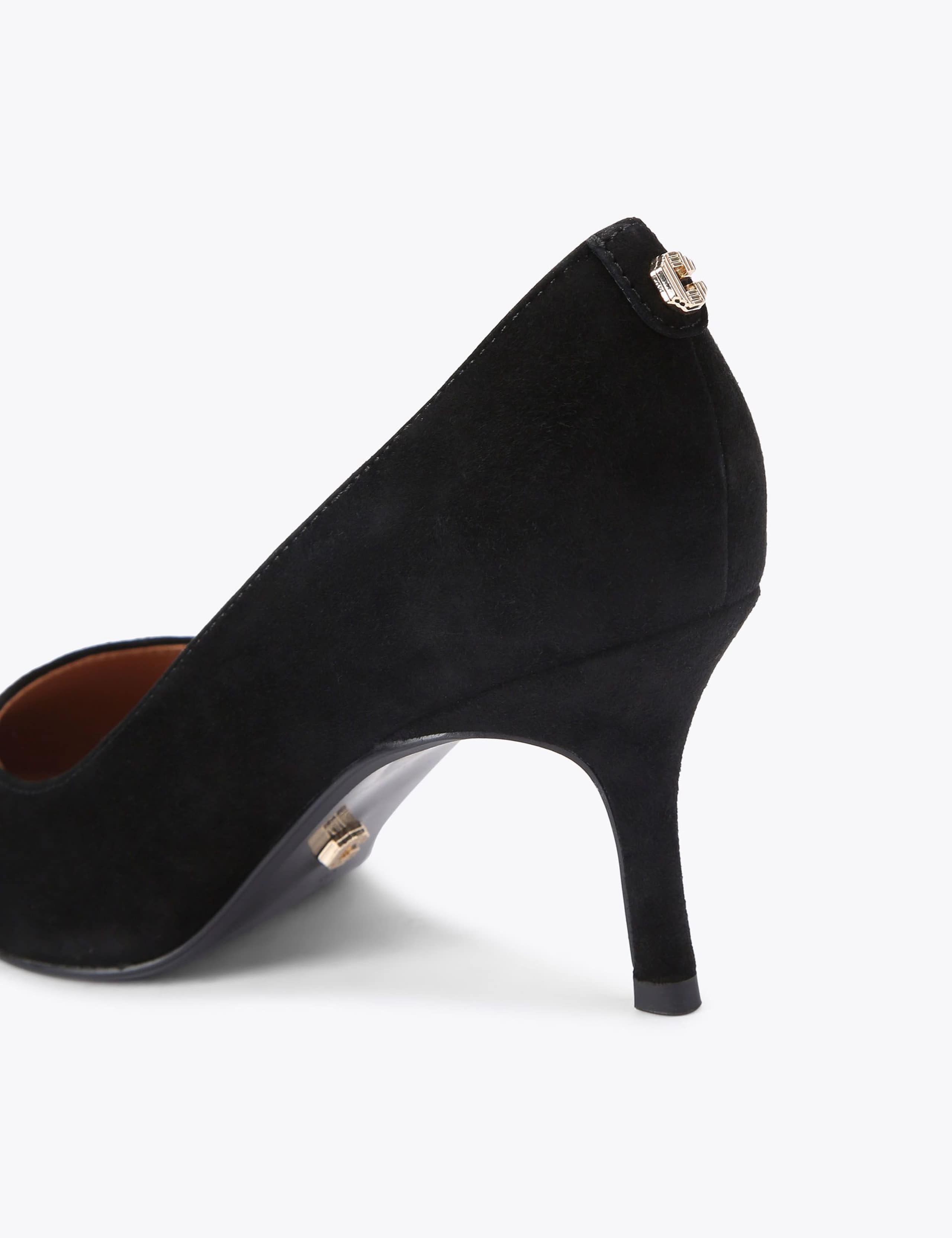 Suede Pointed Court Shoes 5 of 5