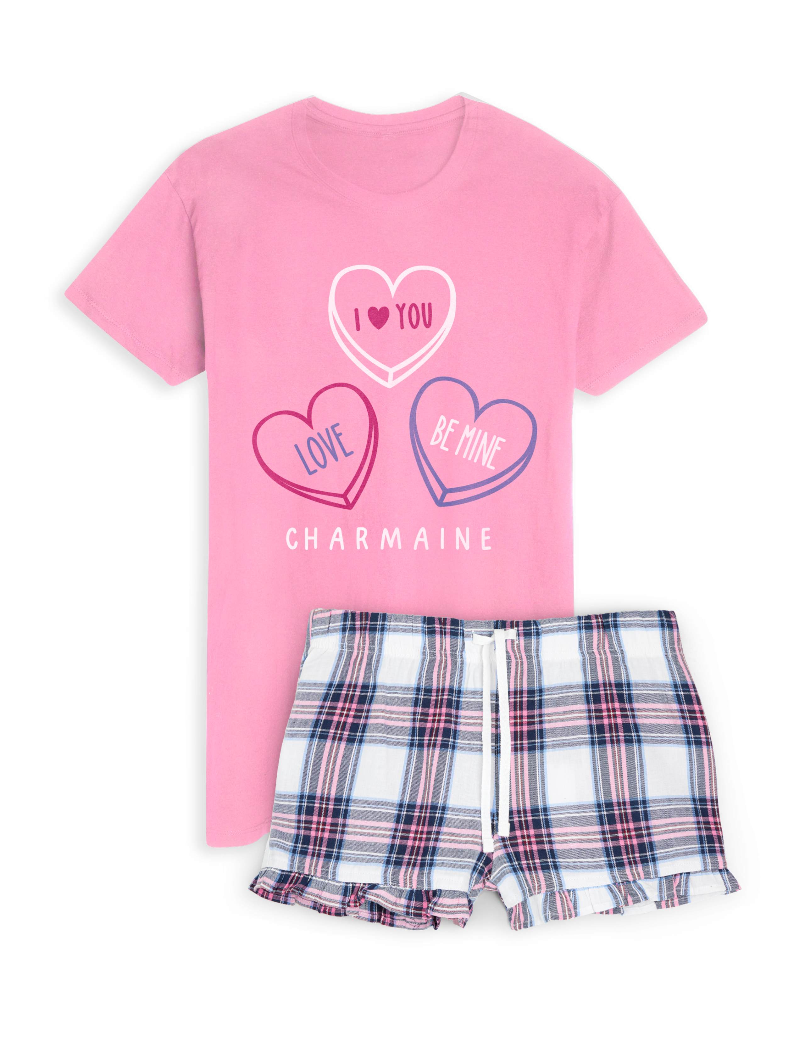 Personalised Heart Pyjamas 1 of 3