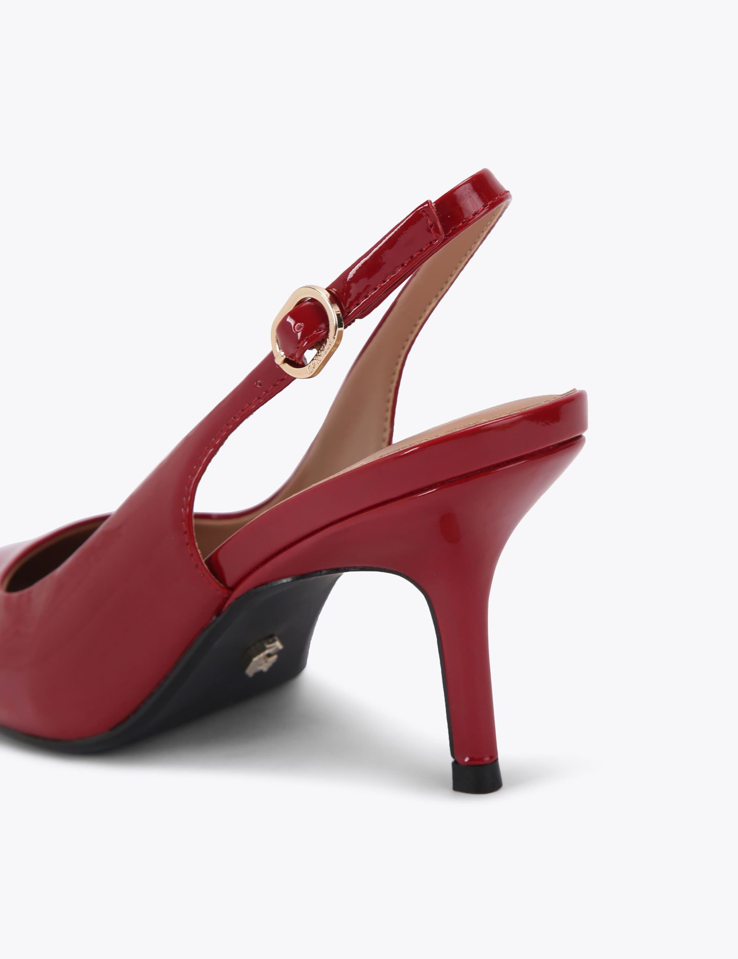 Patent Kitten Heel Slingback Shoes 5 of 5