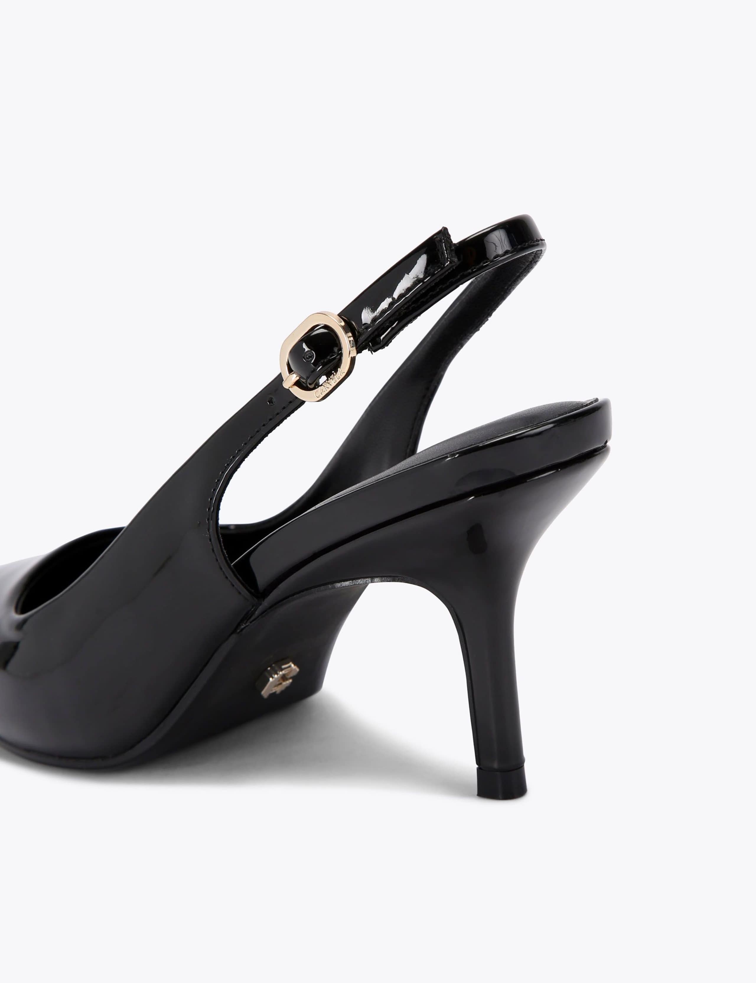 Patent Kitten Heel Slingback Shoes 5 of 5