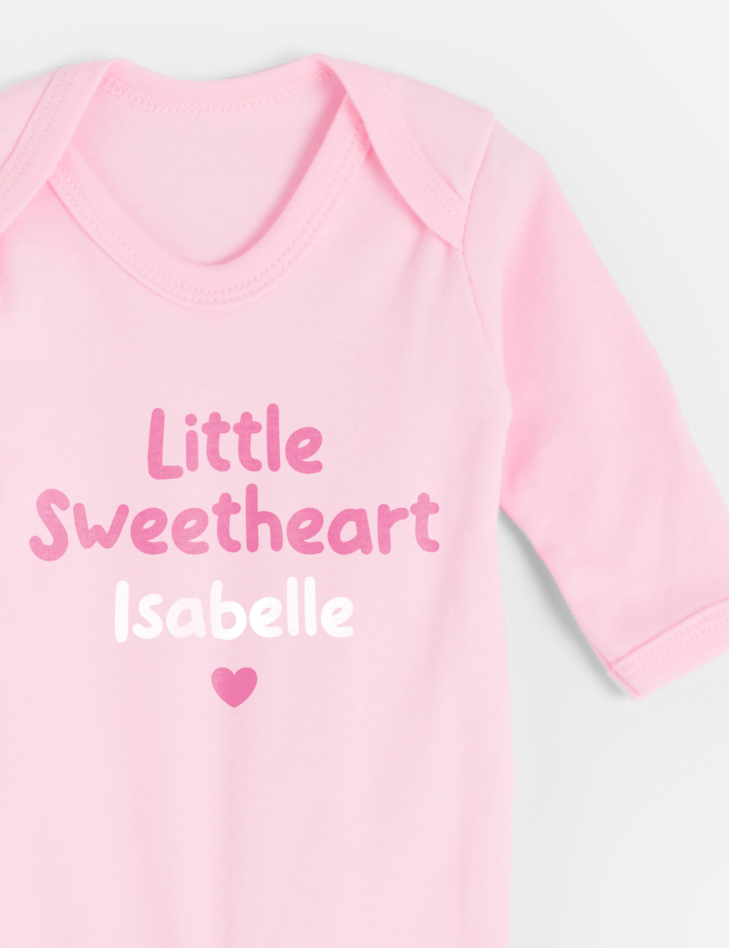 Personalised Little Sweetheart Babygrow (0-12 Mths) 2 of 3