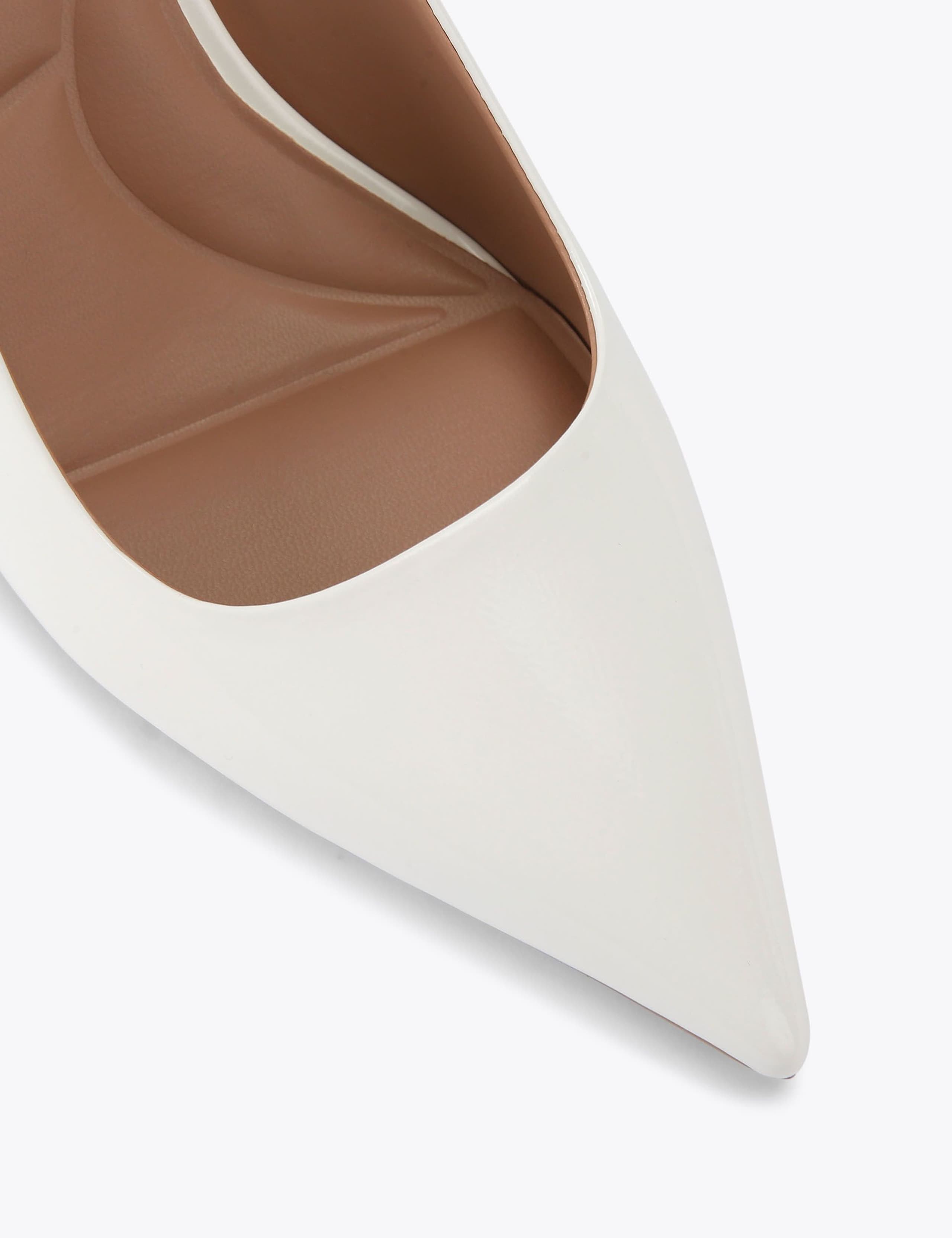 Patent Stiletto Heel Pointed Slingback Shoes 3 of 4