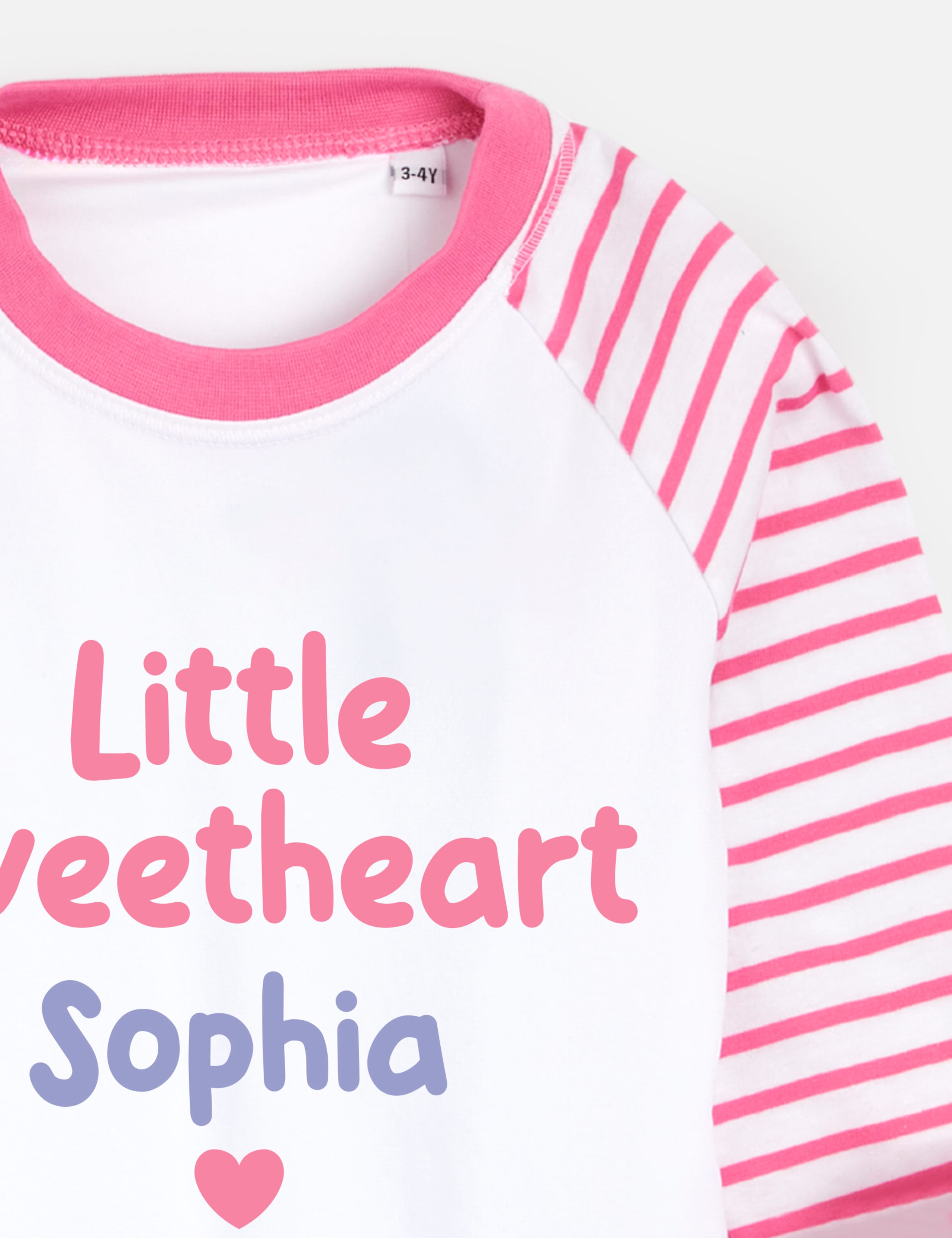 Personalised Sweetheart Pyjamas (0-4 Yrs) 2 of 4